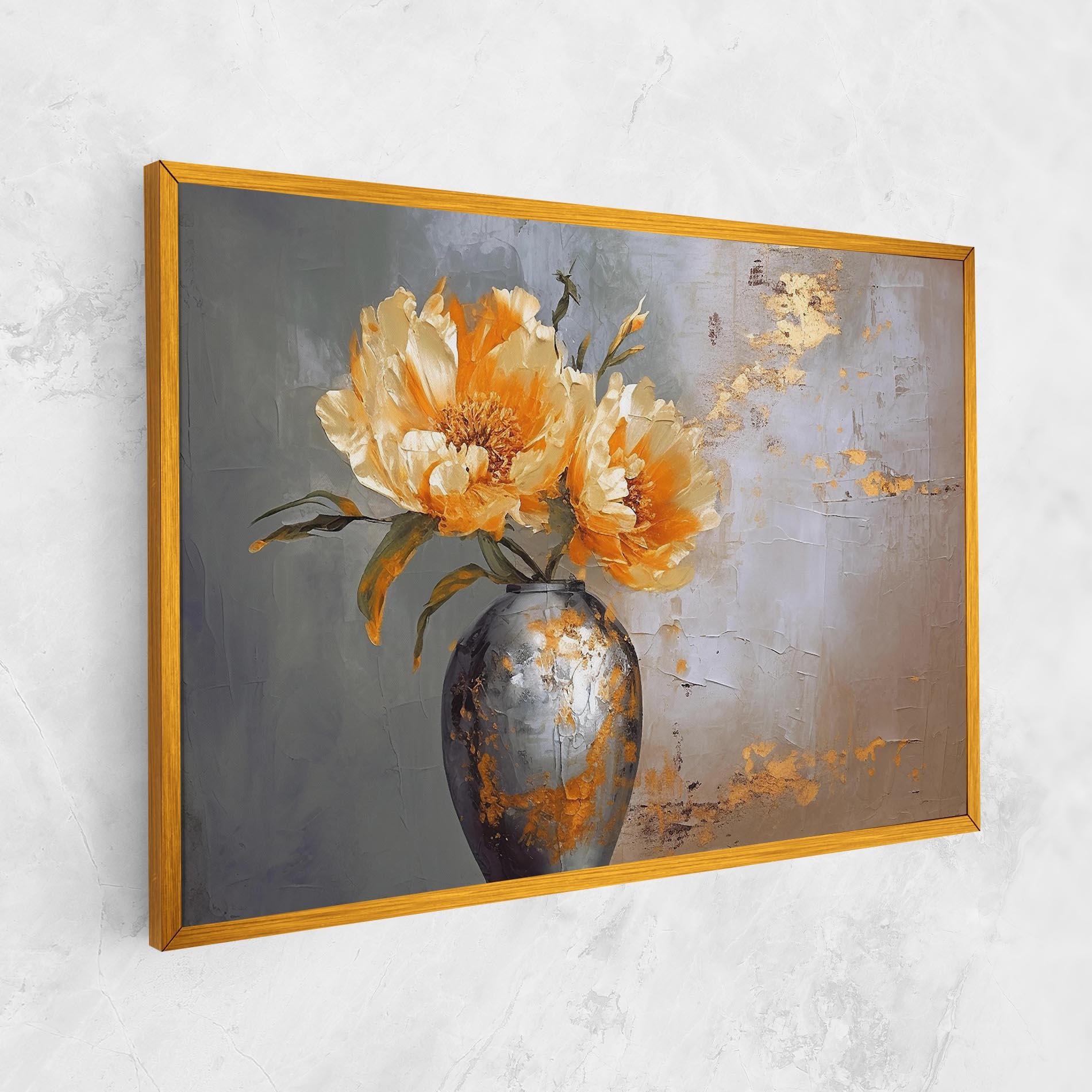 Tablou Canvas Grey Painting Vase mockup 1