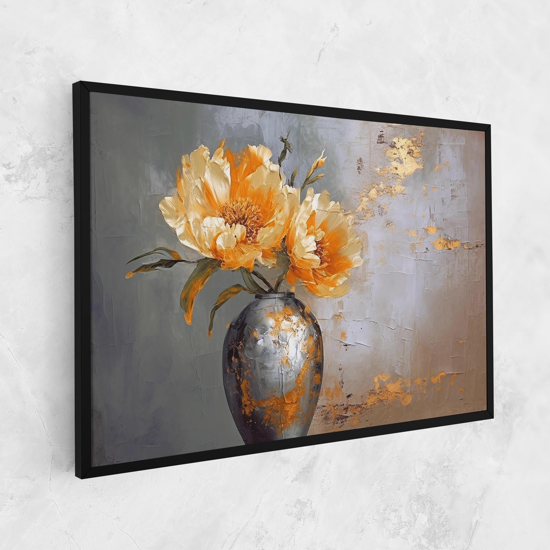Tablou Canvas Grey Painting Vase mockup 1