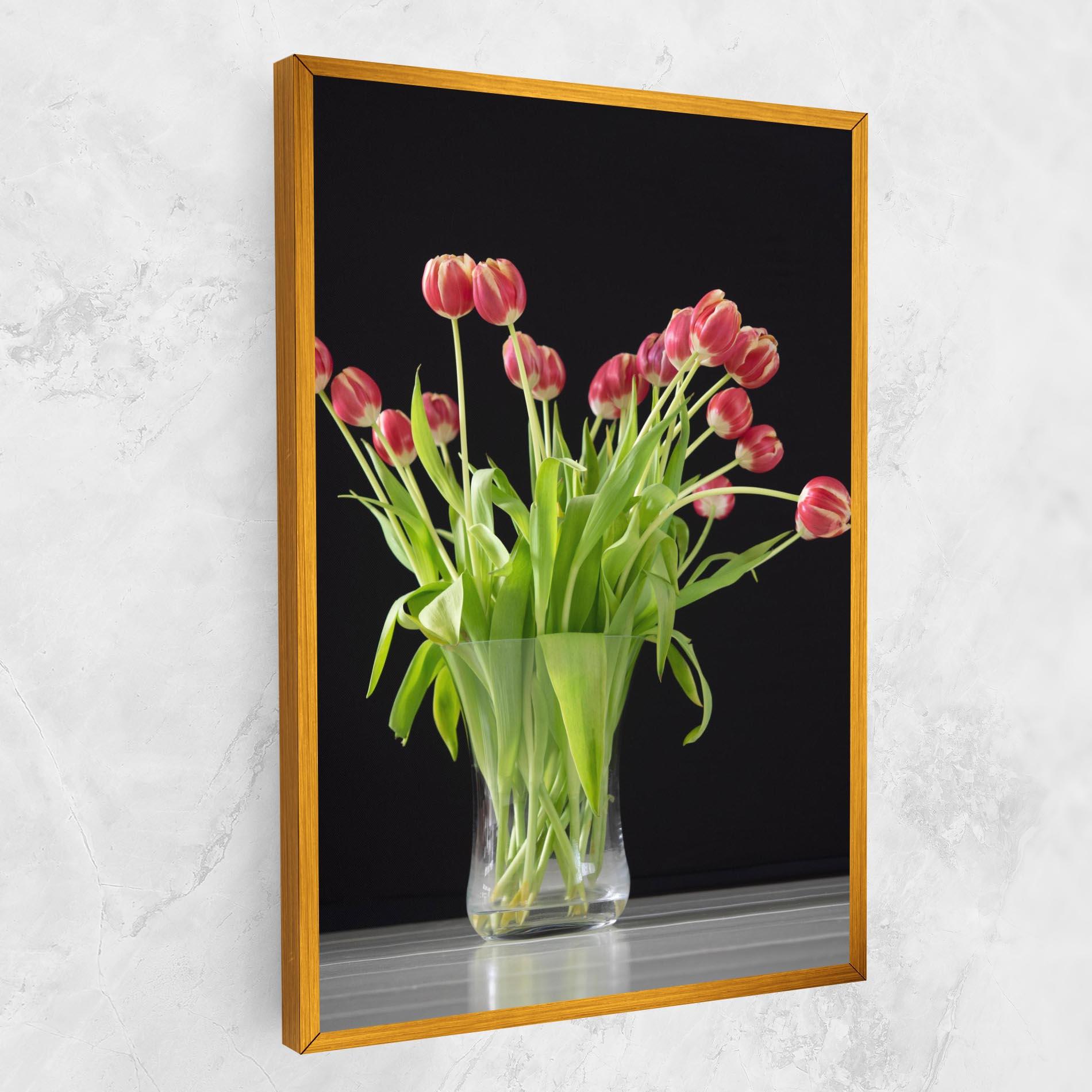 Tablou Canvas Tiny Tulips Vase mockup 1