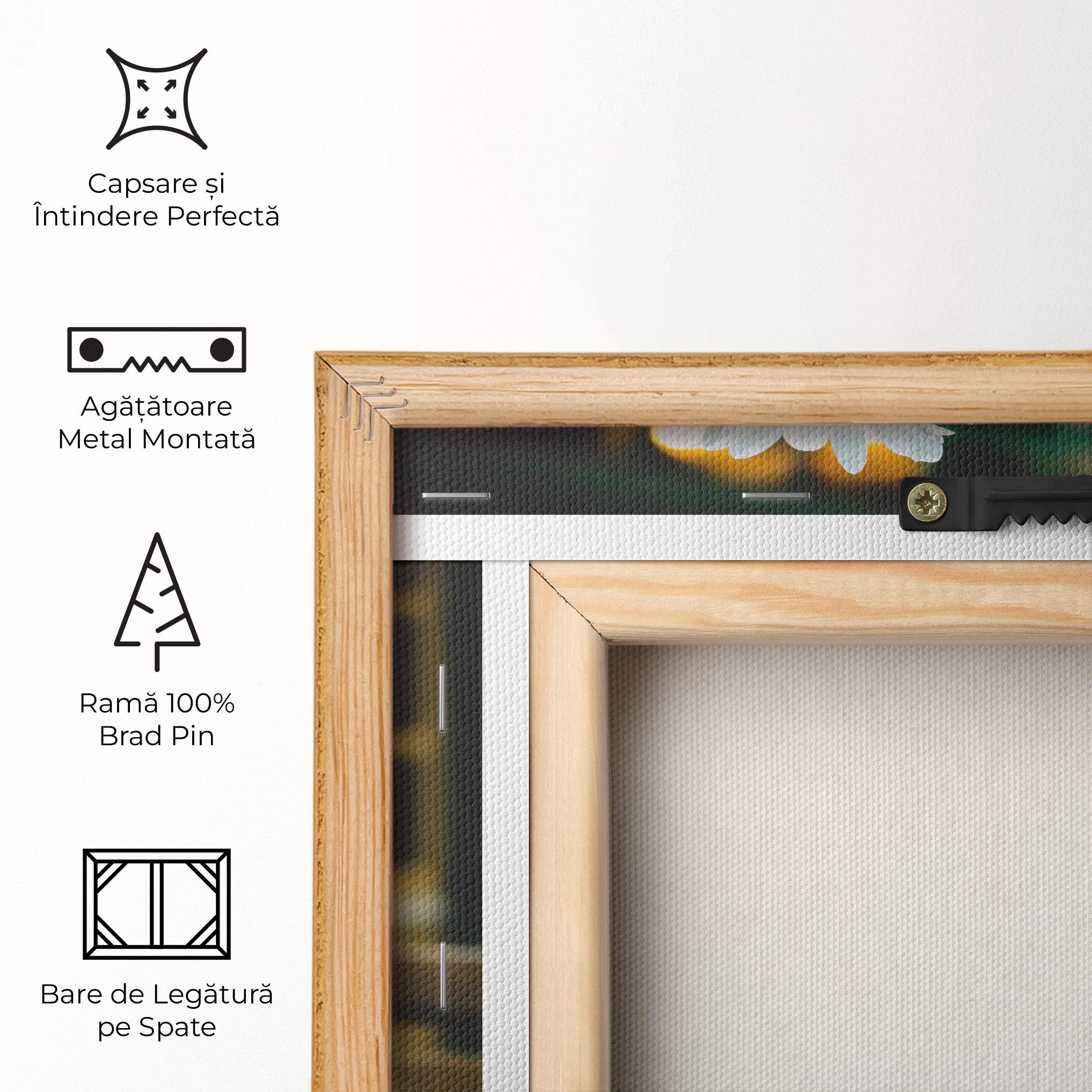 Tablou Canvas Pink Vase Flower mockup 5