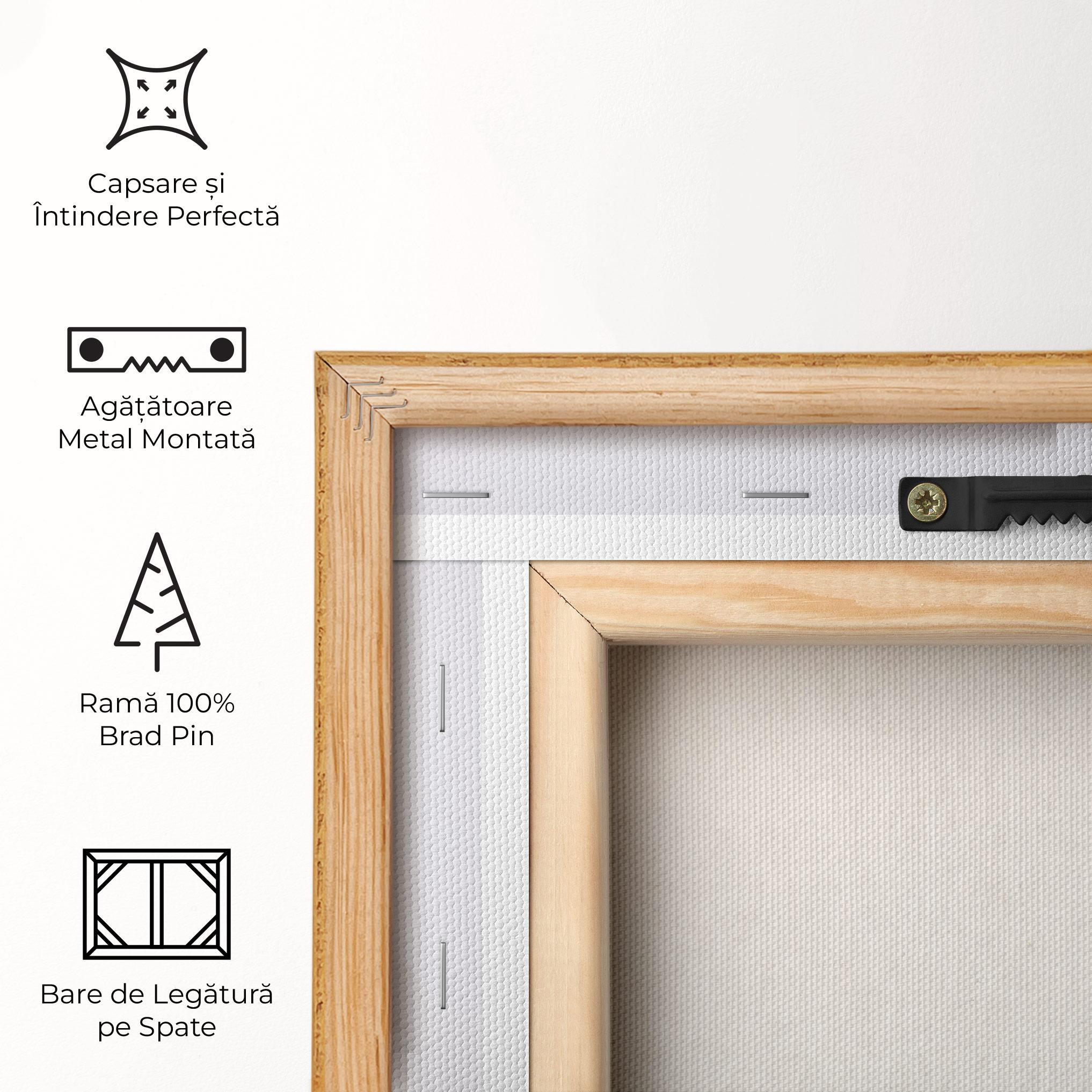 Tablou Canvas Pretty Leaf Vase mockup 5