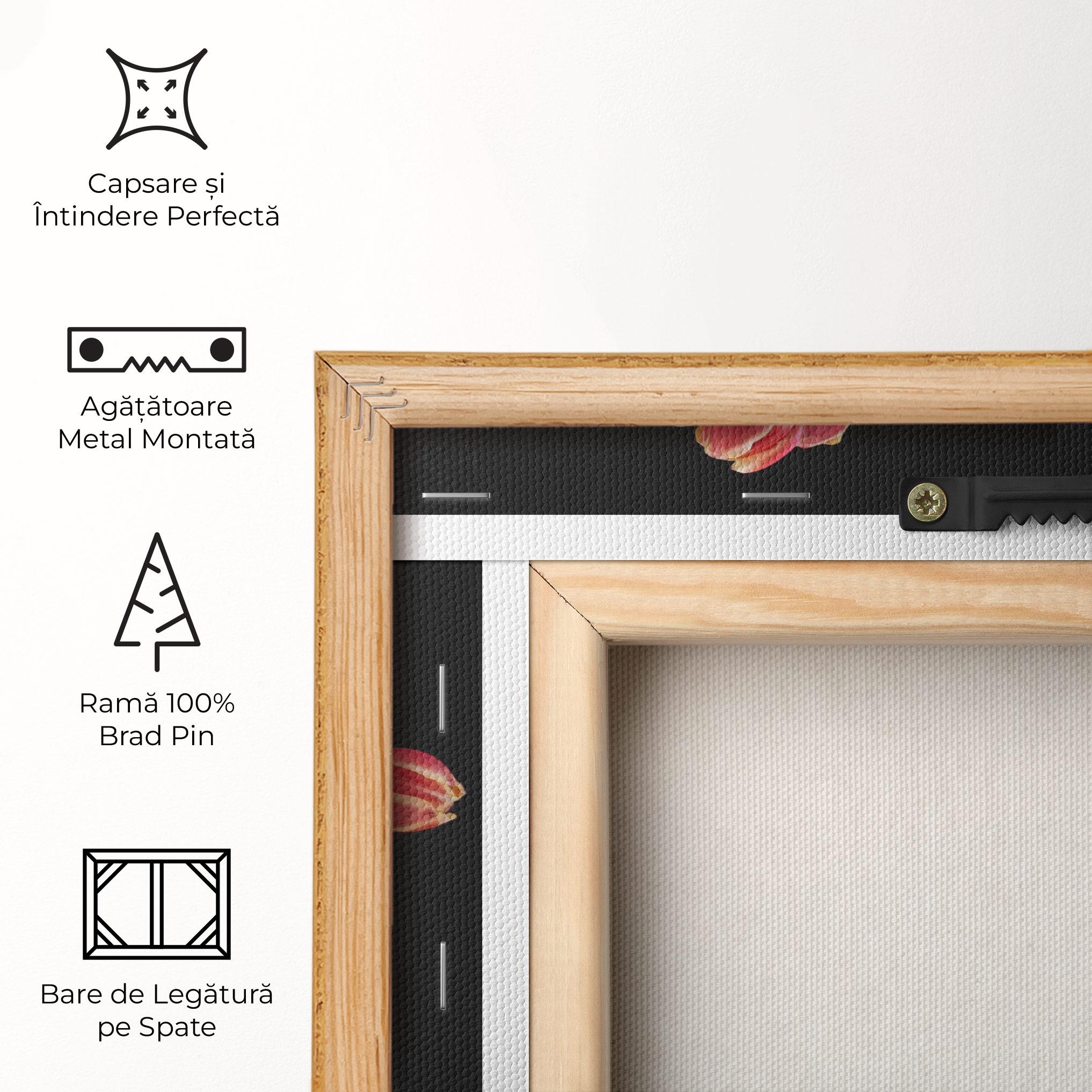 Tablou Canvas Tiny Tulips Vase mockup 5