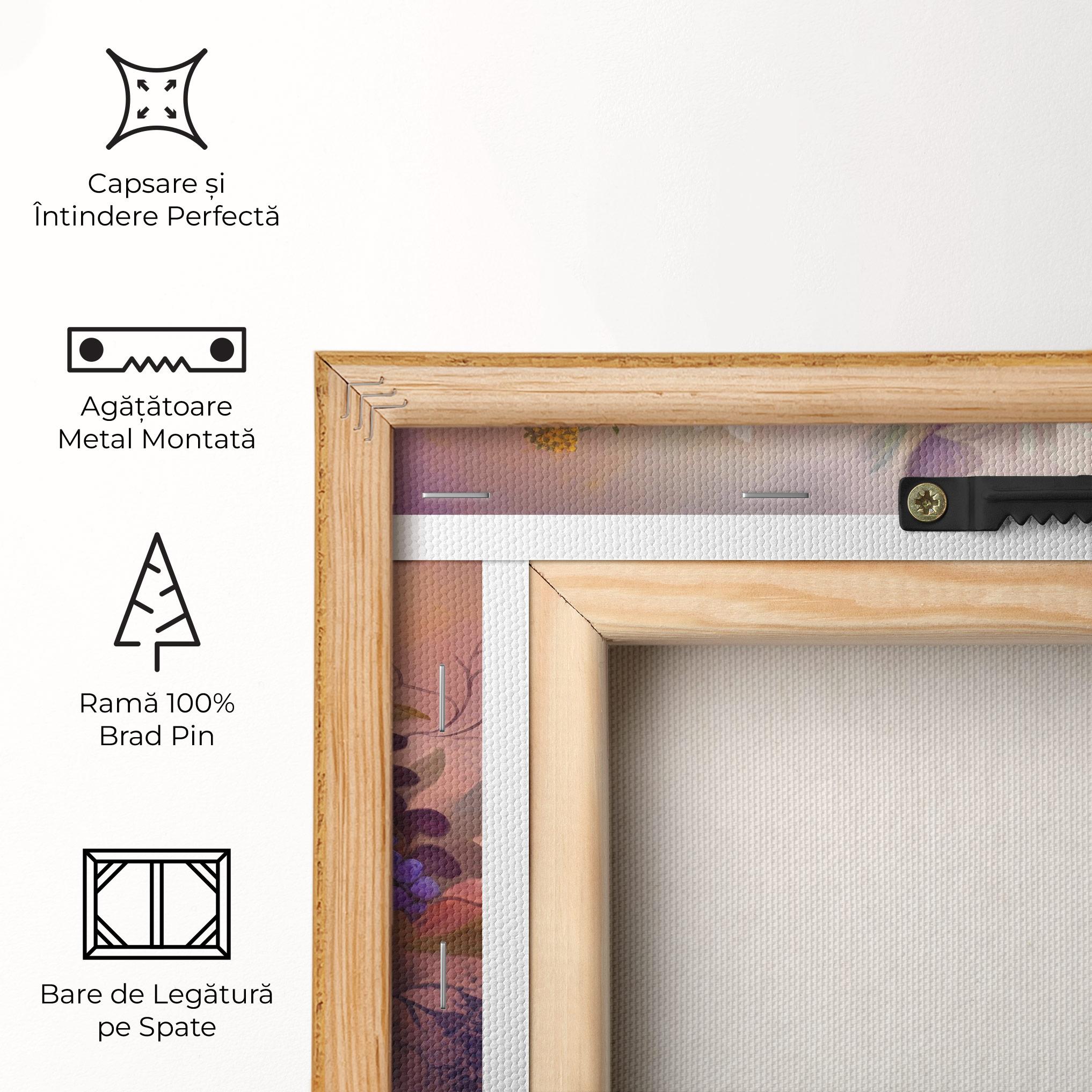 Tablou Canvas Vecteezy_ai Generated Bouquet Of Fresh Spring Flowers On Light_23373362_865 mockup 5