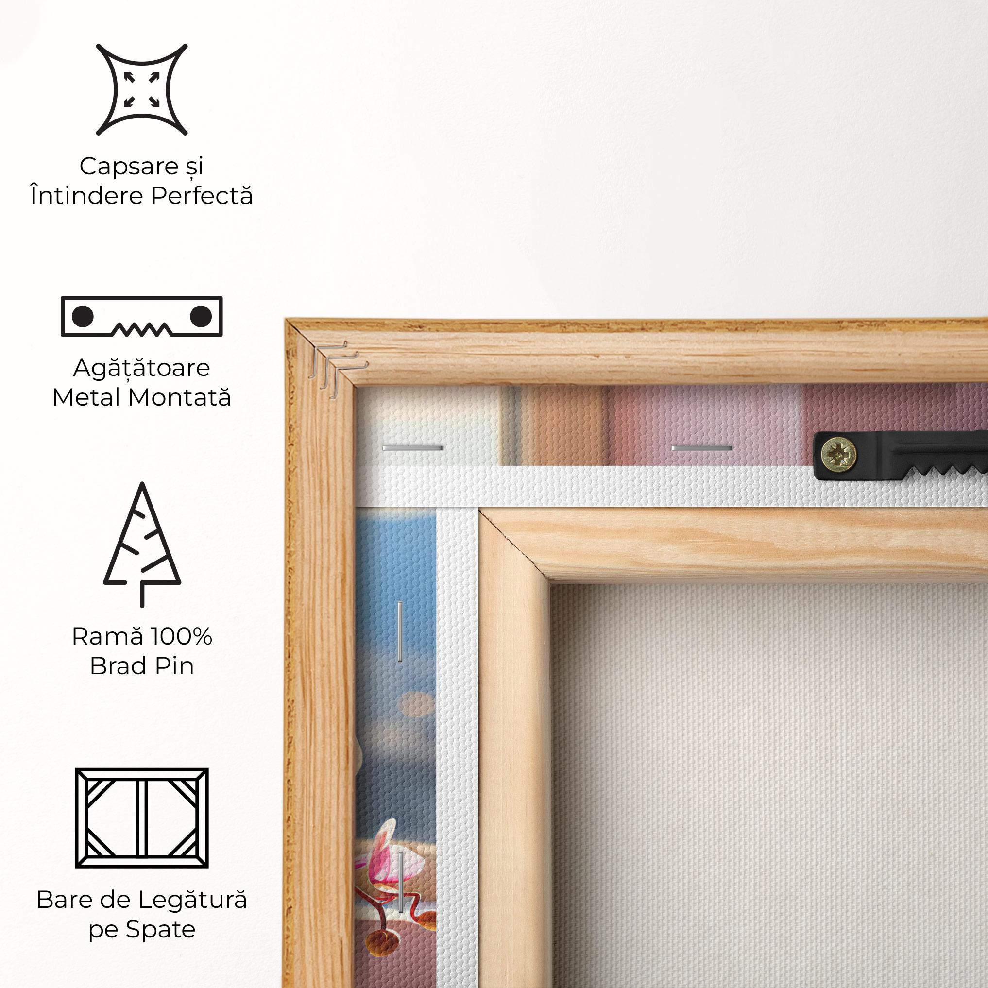 Tablou Canvas Window Vase mockup 5