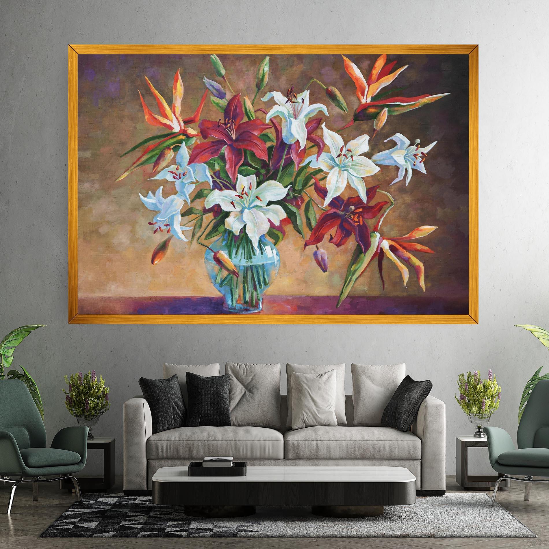 Tablou Canvas Flower Vase mockup 7