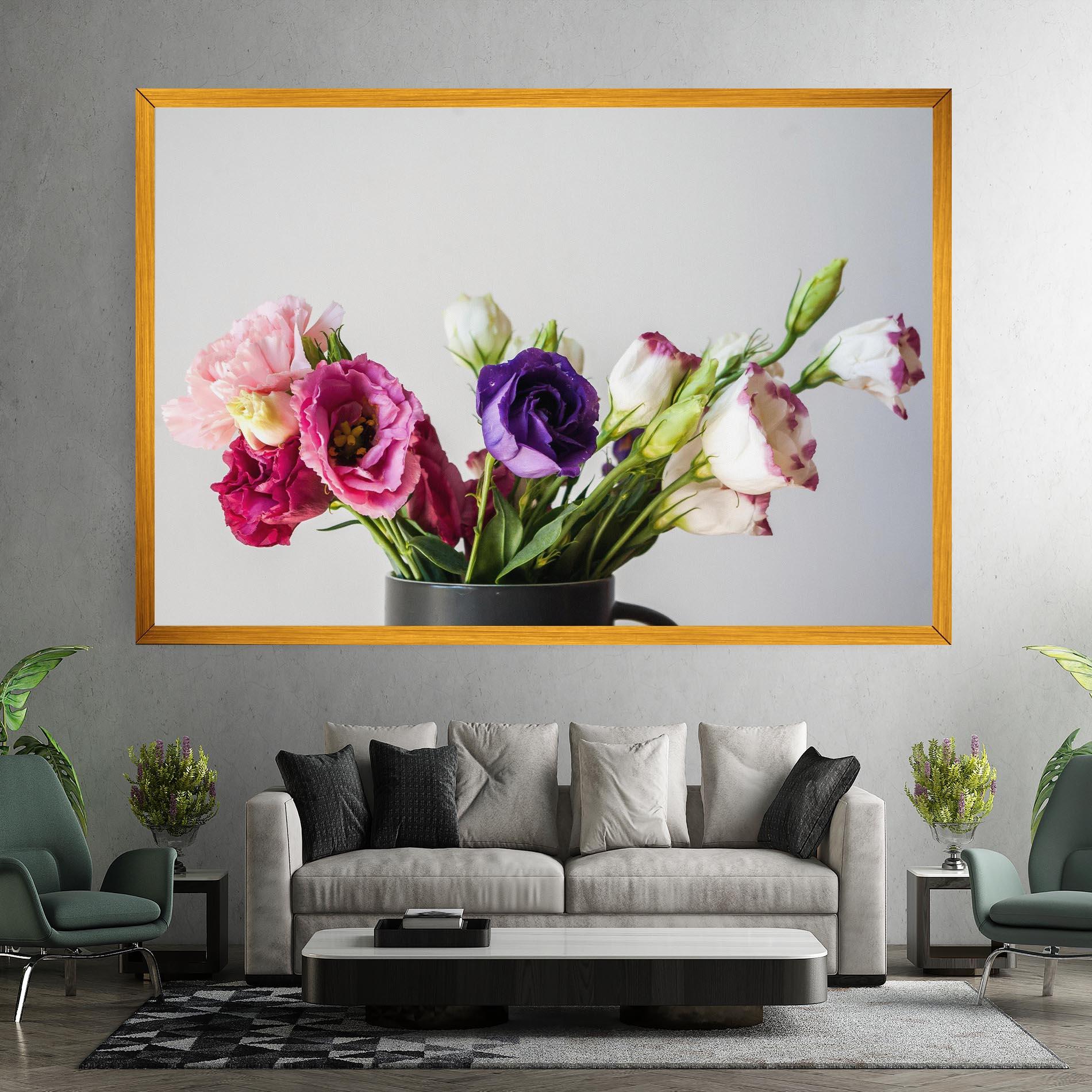 Tablou Canvas Flowers In Vase mockup 7