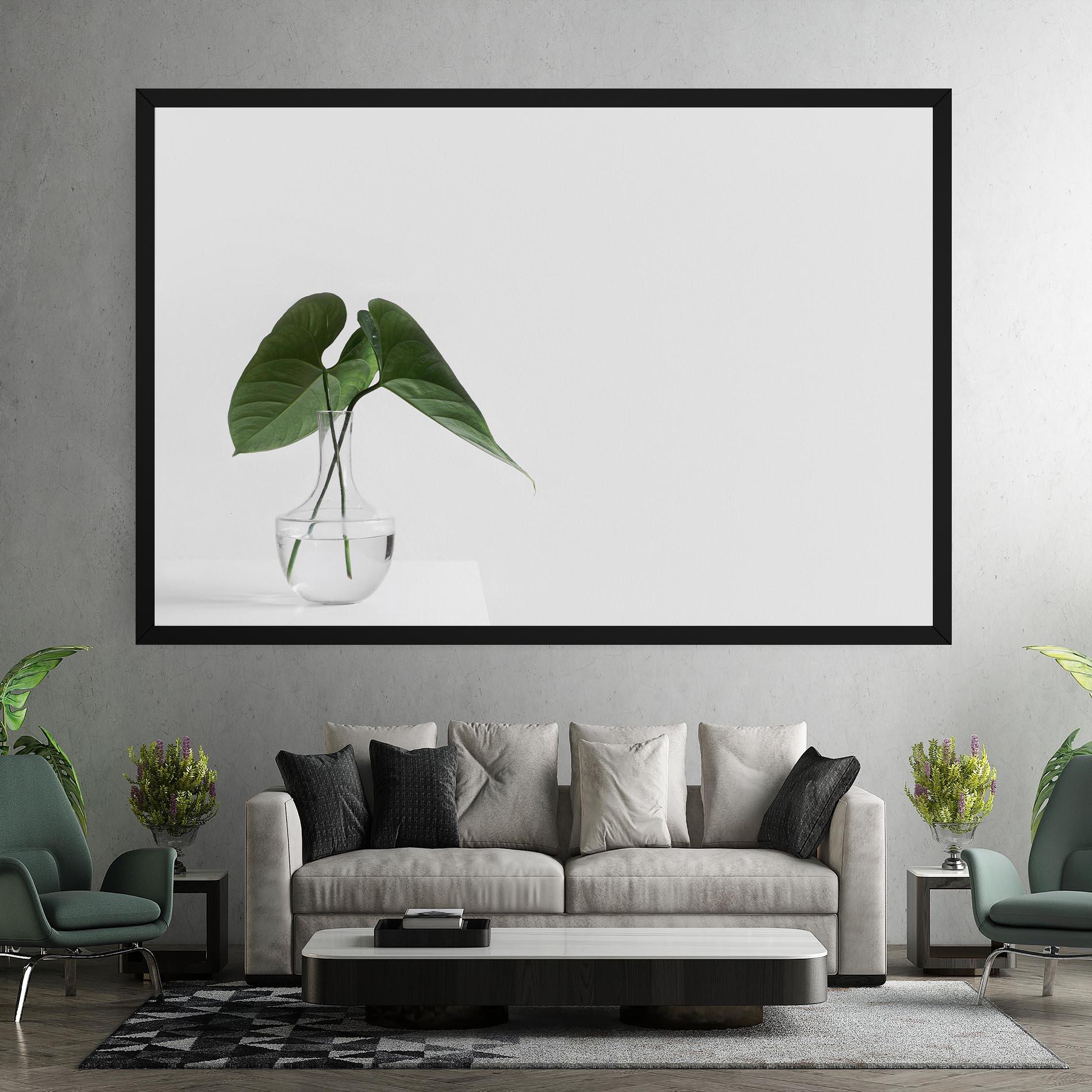 Tablou Canvas White Table Vase mockup 7