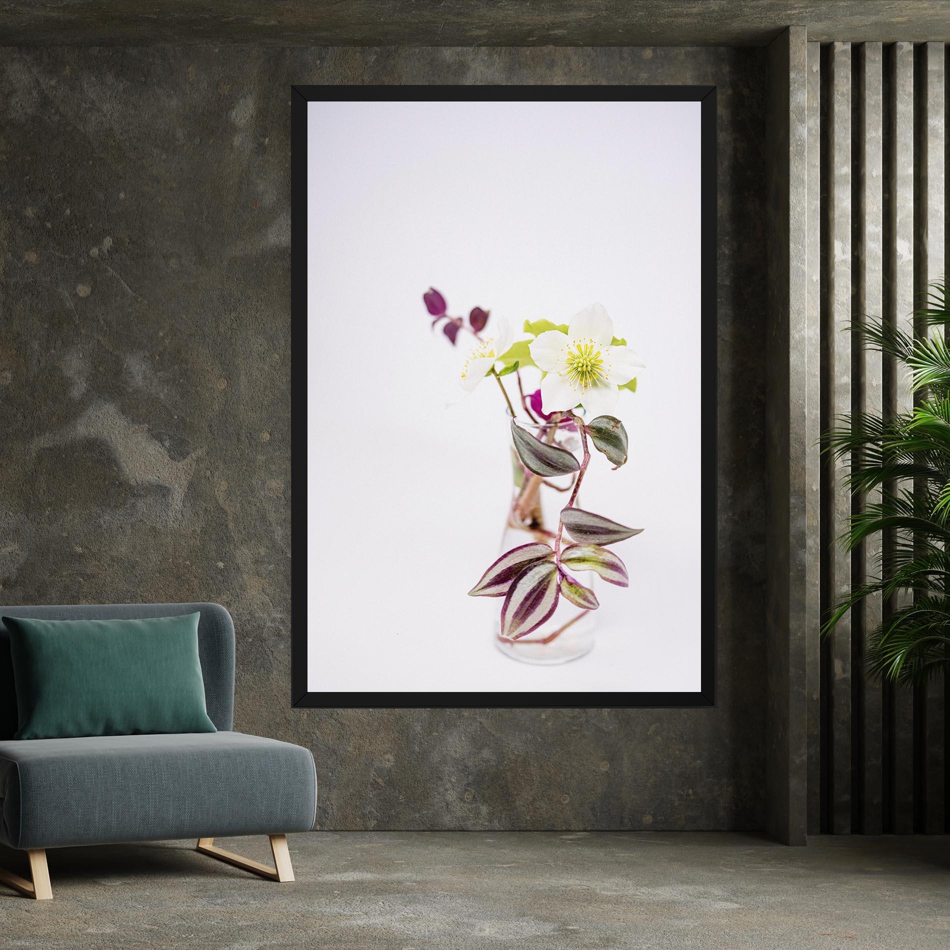 Tablou Canvas Pretty Leaf Vase mockup 7