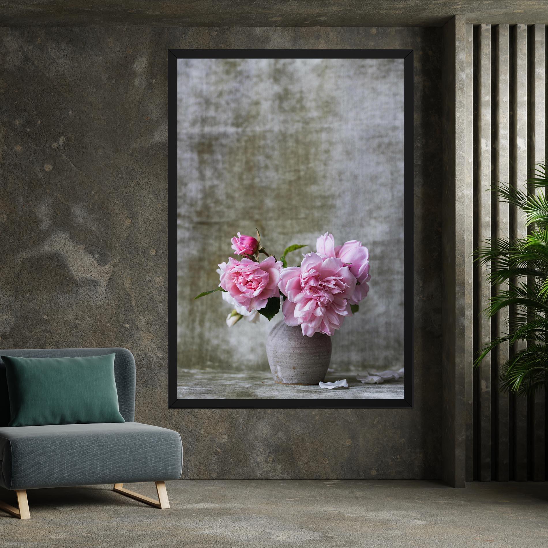 Tablou Canvas Rose Vase mockup 7