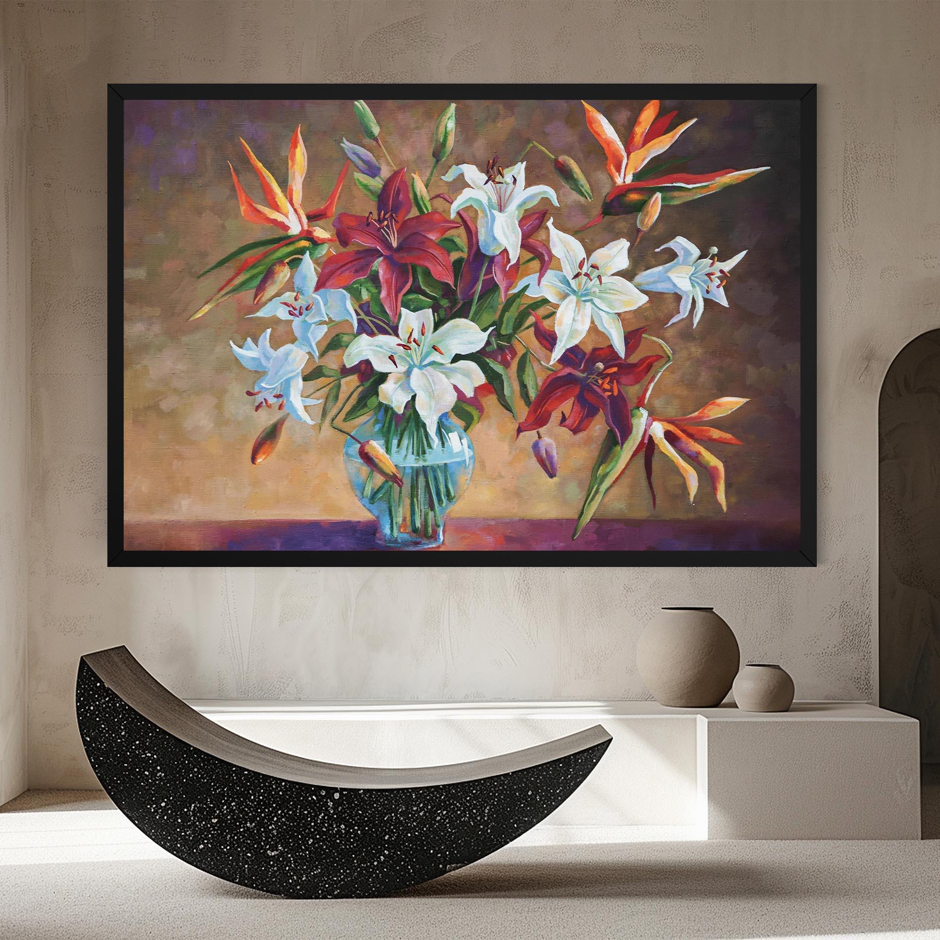 Tablou Canvas Flower Vase mockup 8