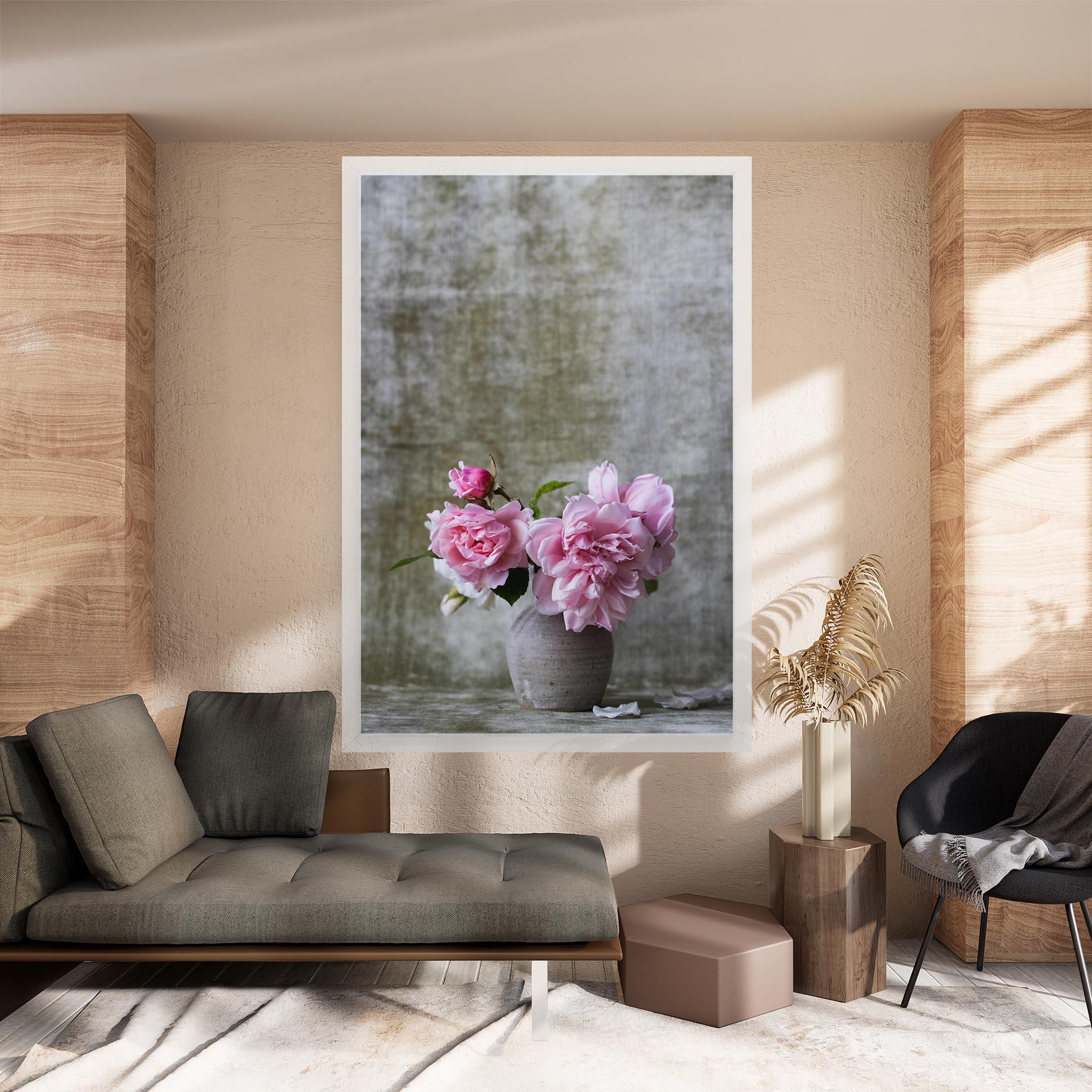 Tablou Canvas Rose Vase mockup 8