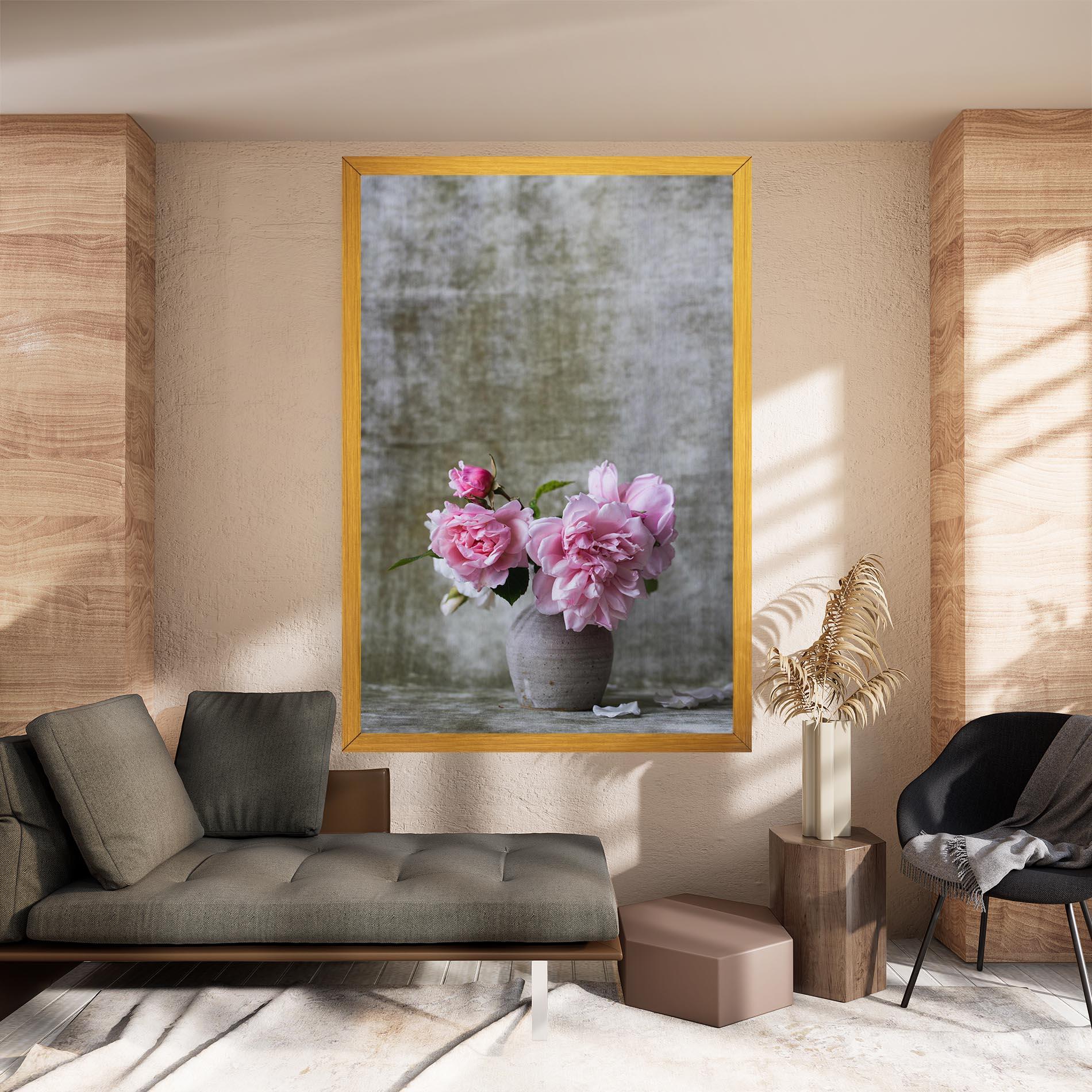 Tablou Canvas Rose Vase mockup 8