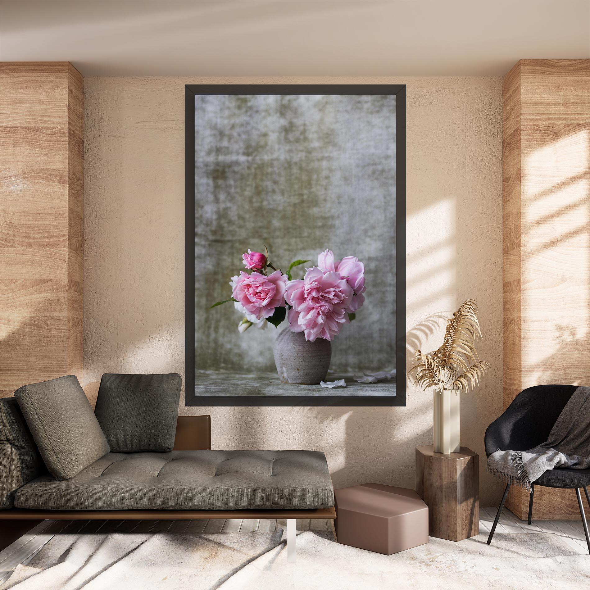Tablou Canvas Rose Vase mockup 8