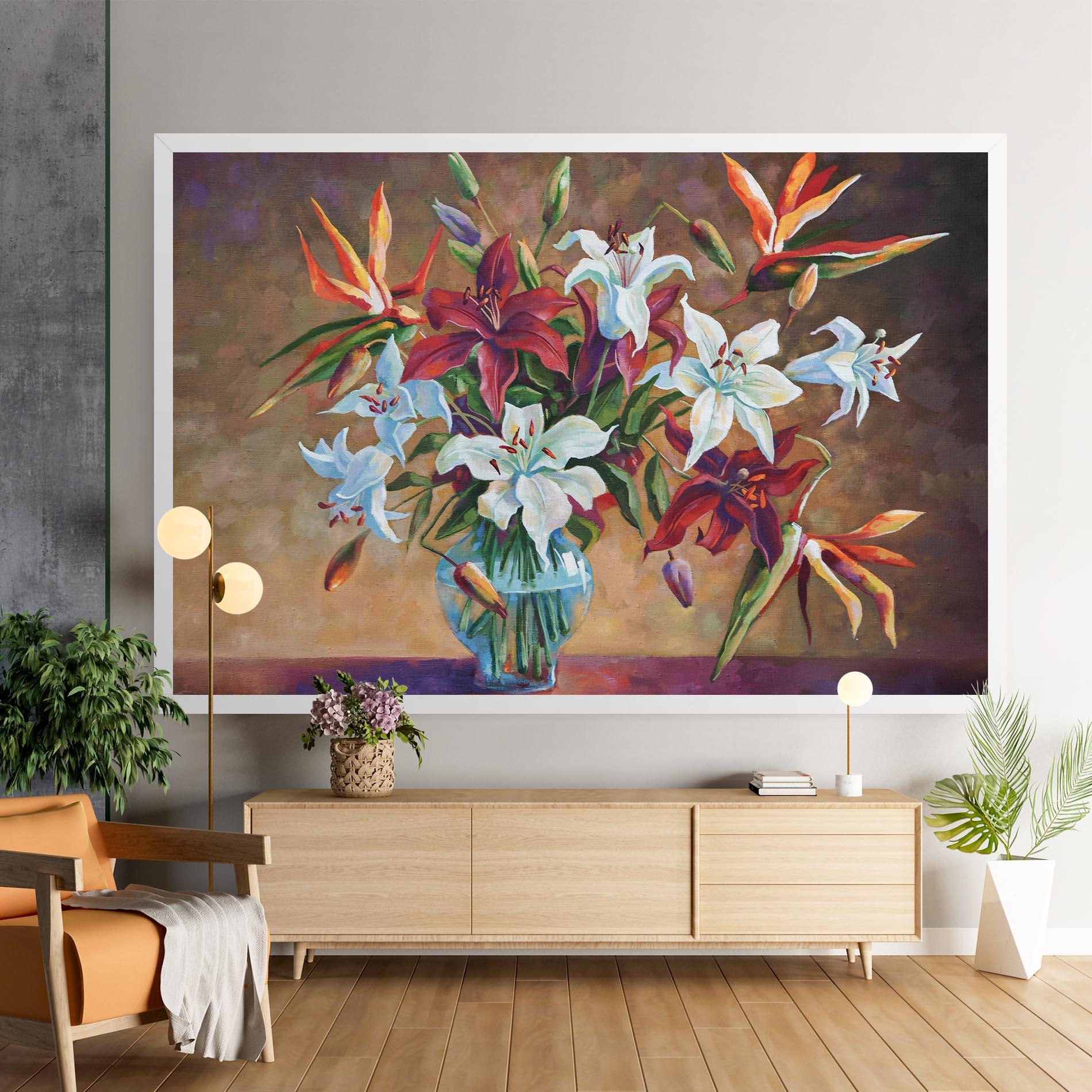 Tablou Canvas Flower Vase mockup 9