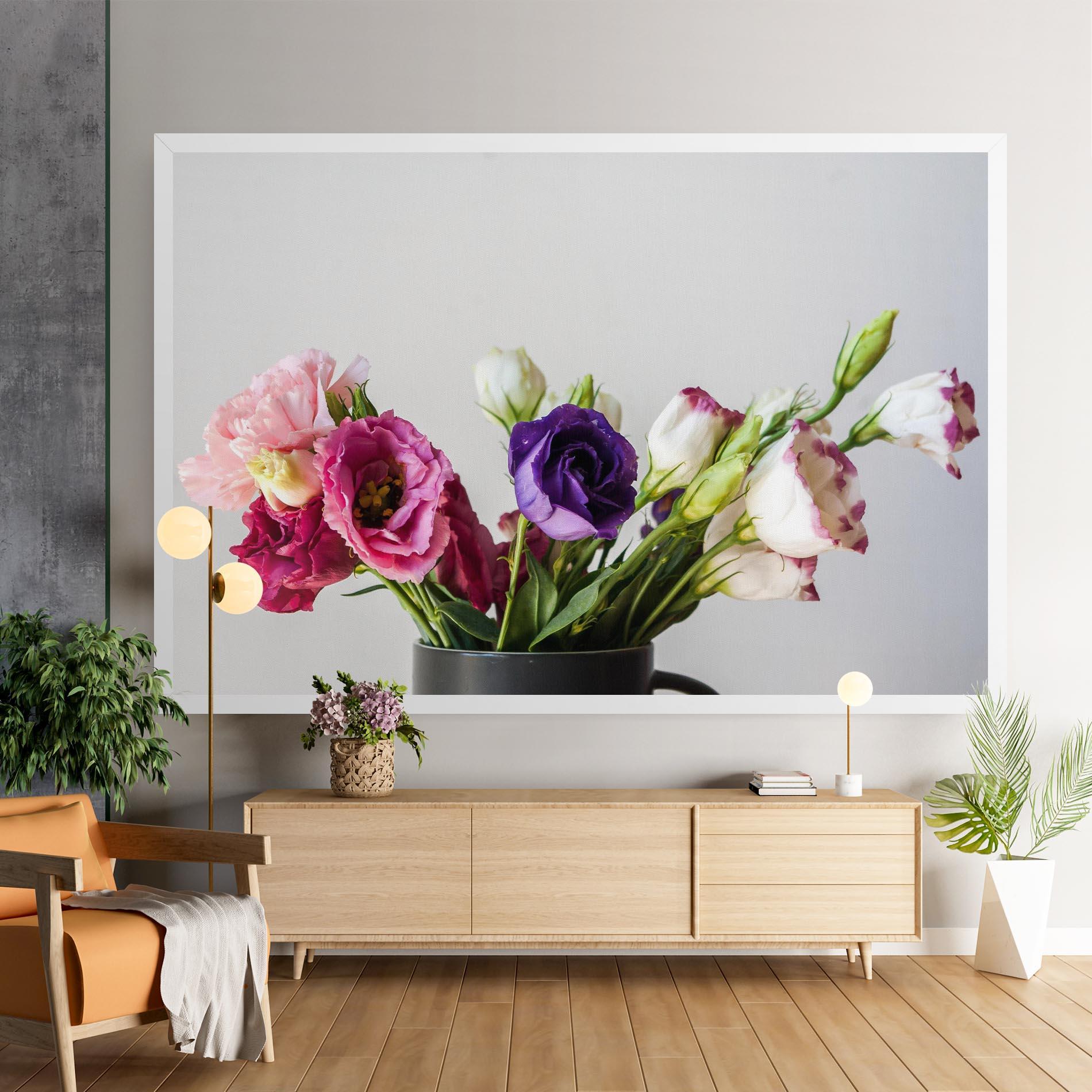 Tablou Canvas Flowers In Vase mockup 9