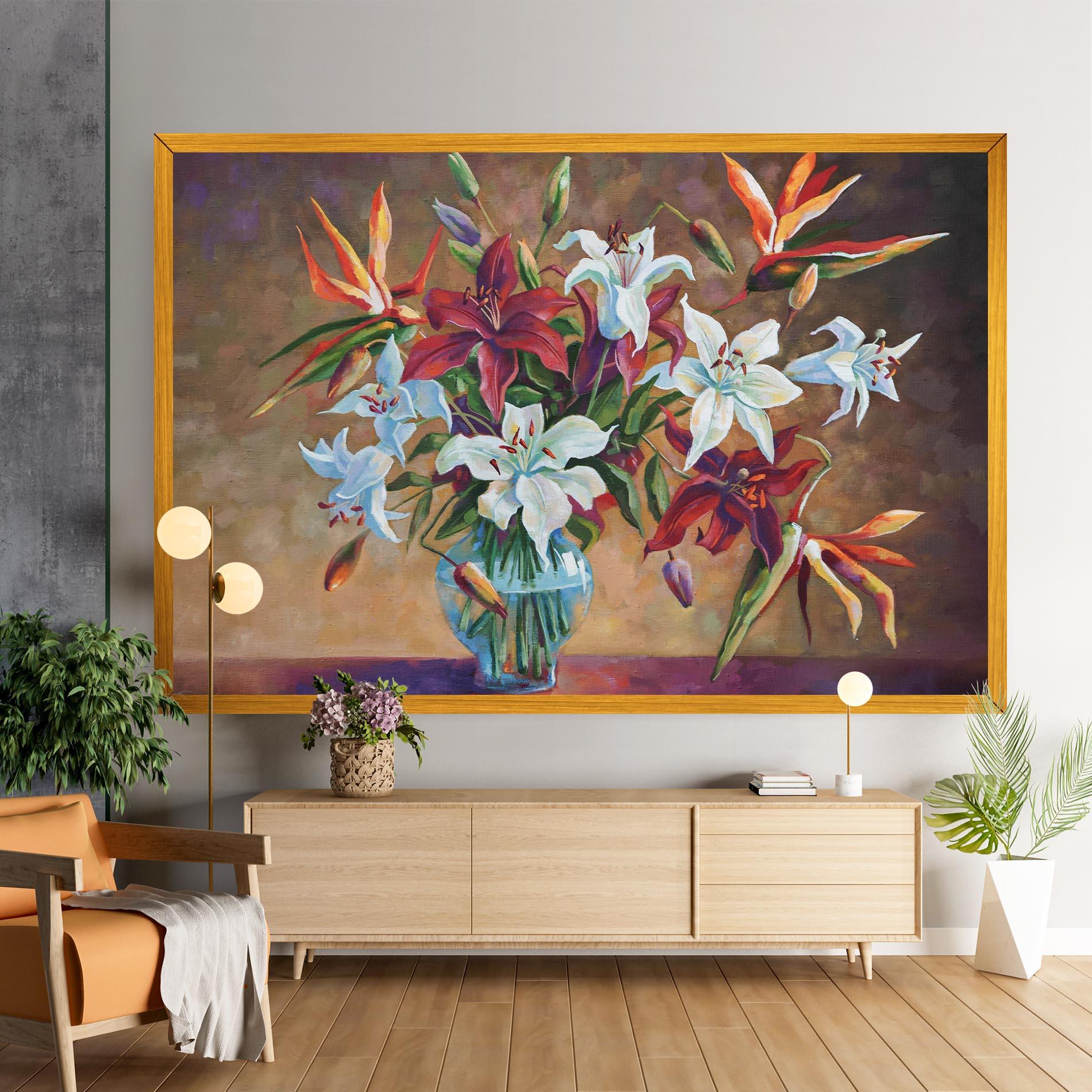 Tablou Canvas Flower Vase mockup 9