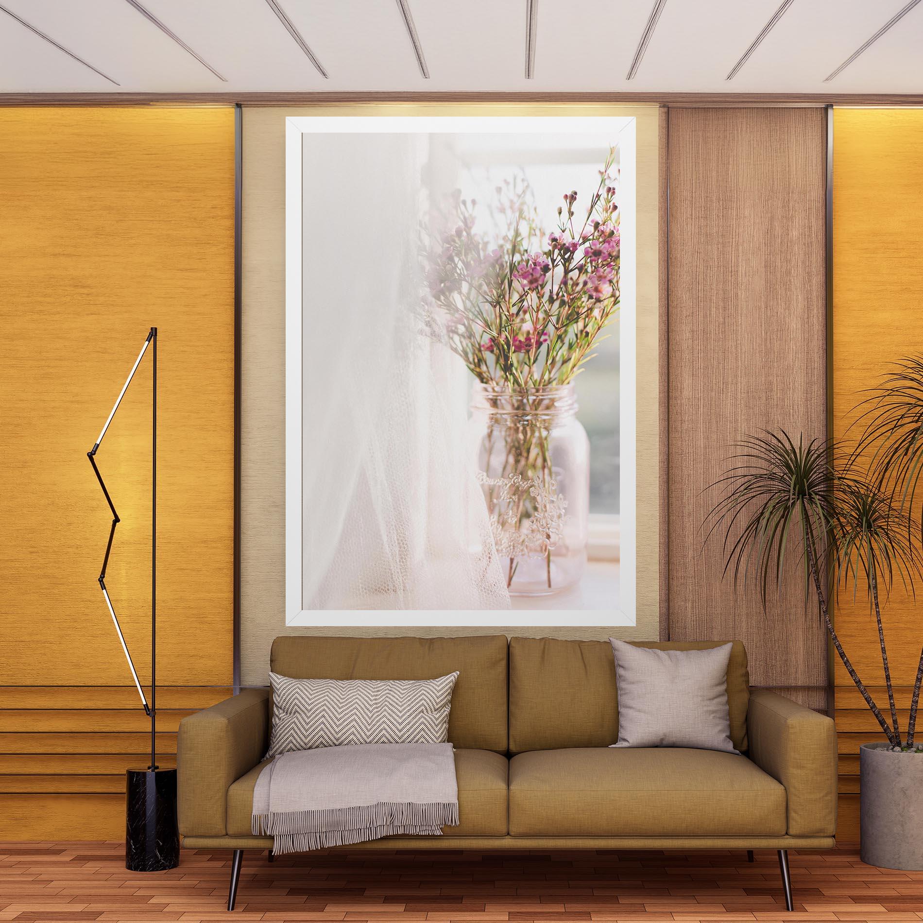 Tablou Canvas Field Flowers Vase mockup 9