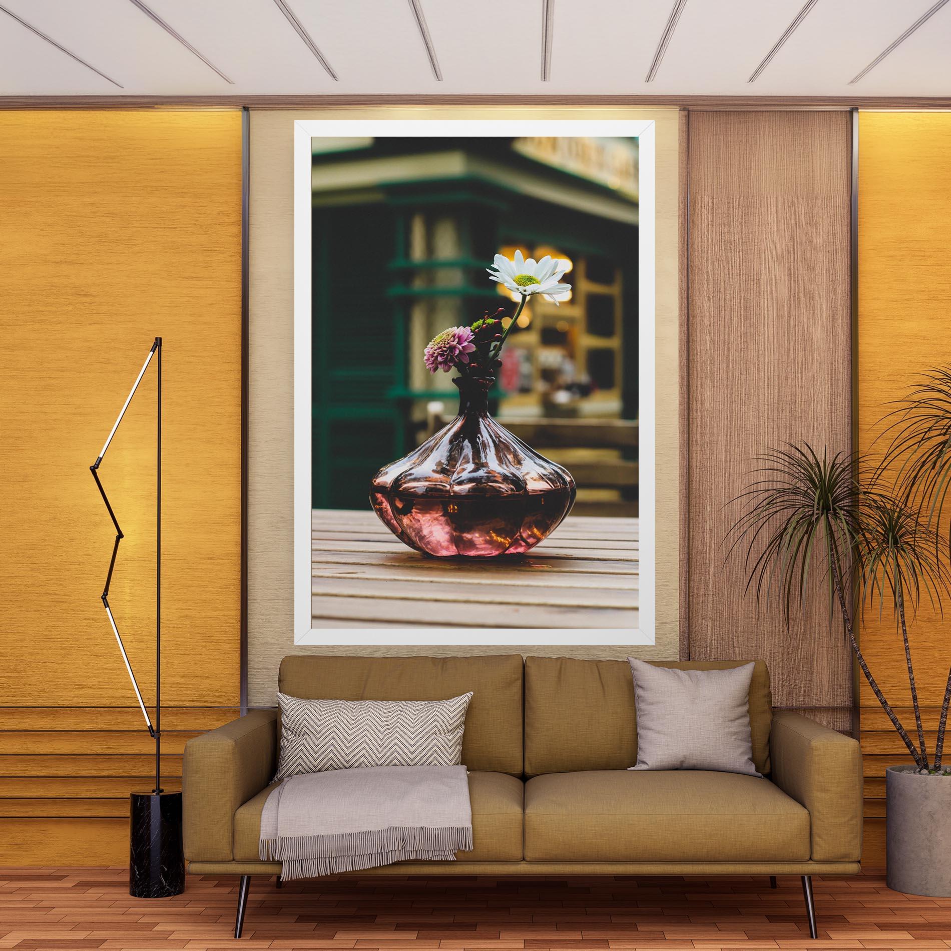 Tablou Canvas Pink Vase Flower mockup 9