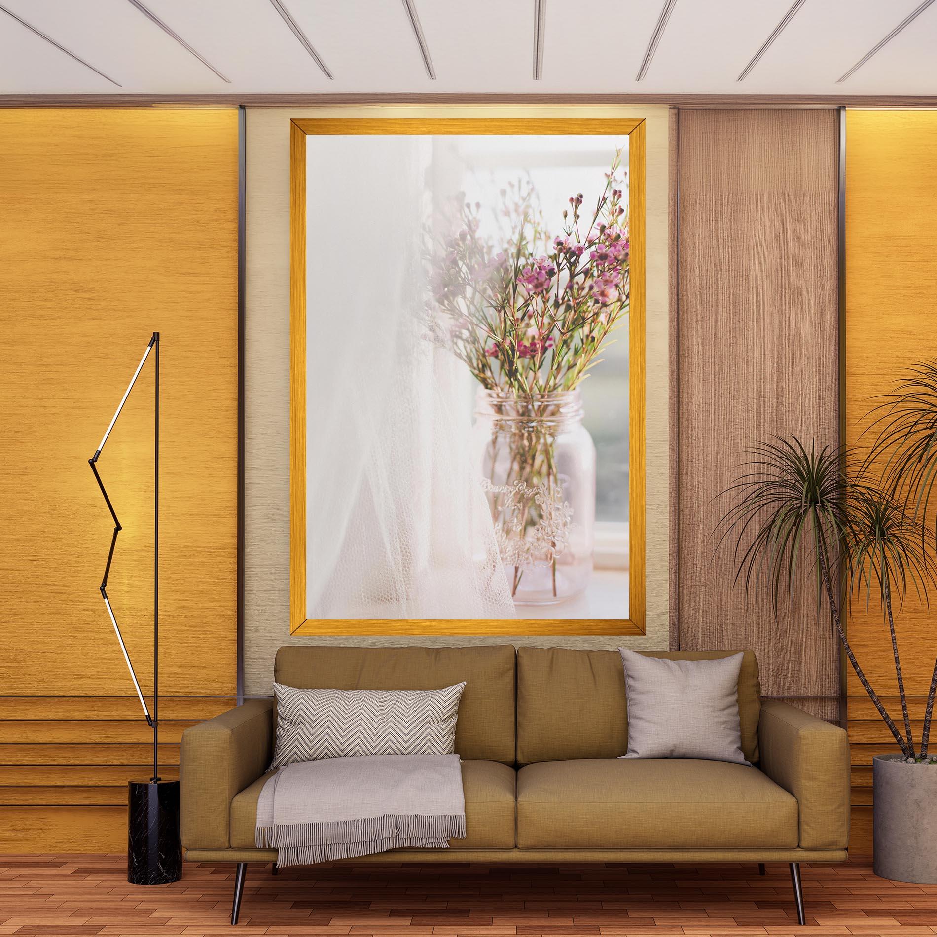 Tablou Canvas Field Flowers Vase mockup 9