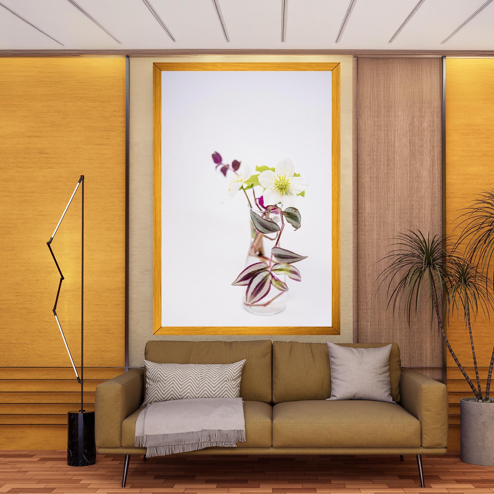 Tablou Canvas Pretty Leaf Vase mockup 9