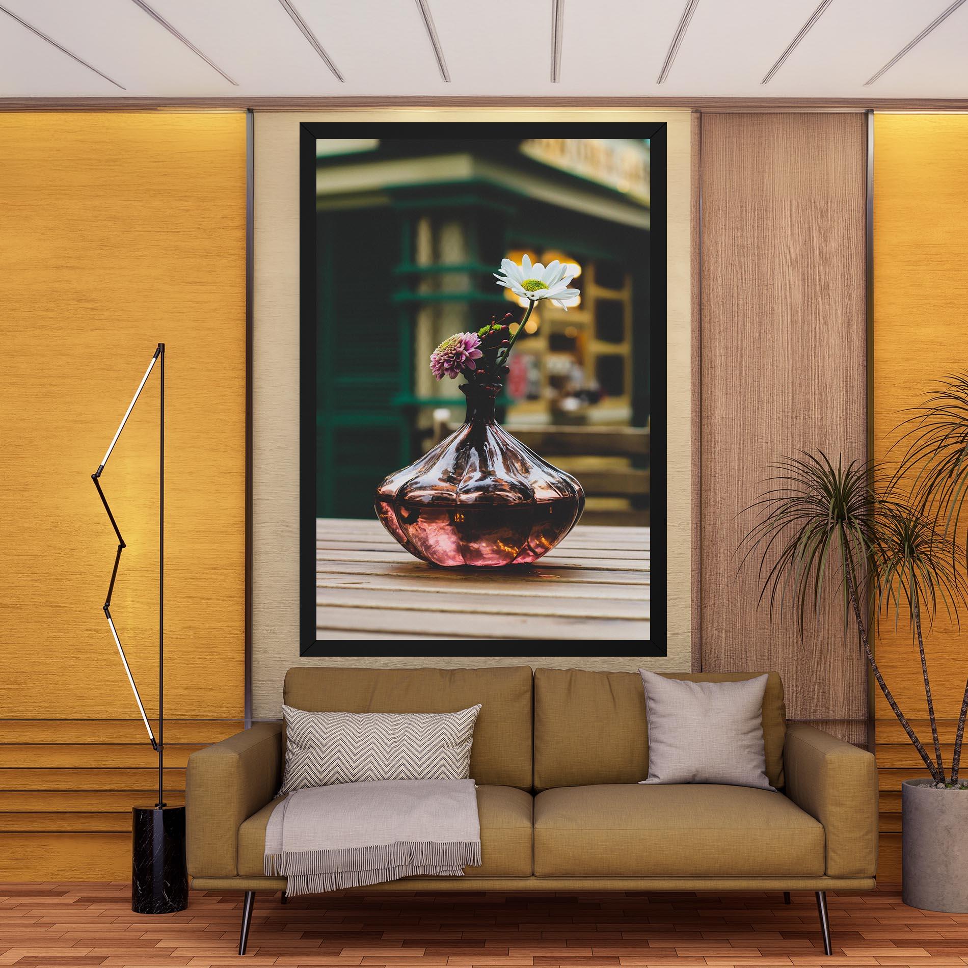 Tablou Canvas Pink Vase Flower mockup 9