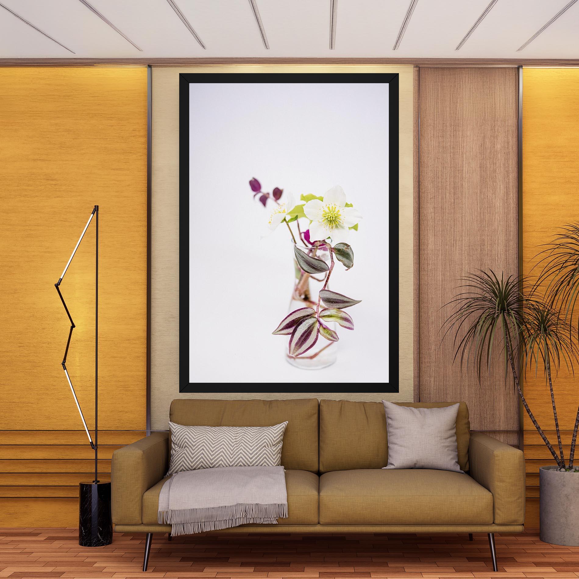 Tablou Canvas Pretty Leaf Vase mockup 9