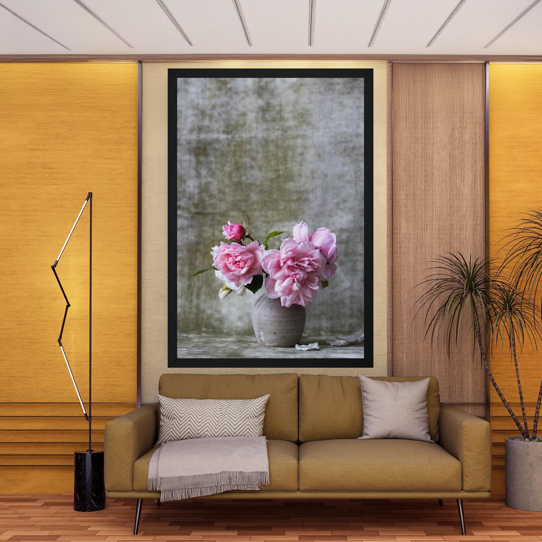 Tablou Canvas Rose Vase mockup 9