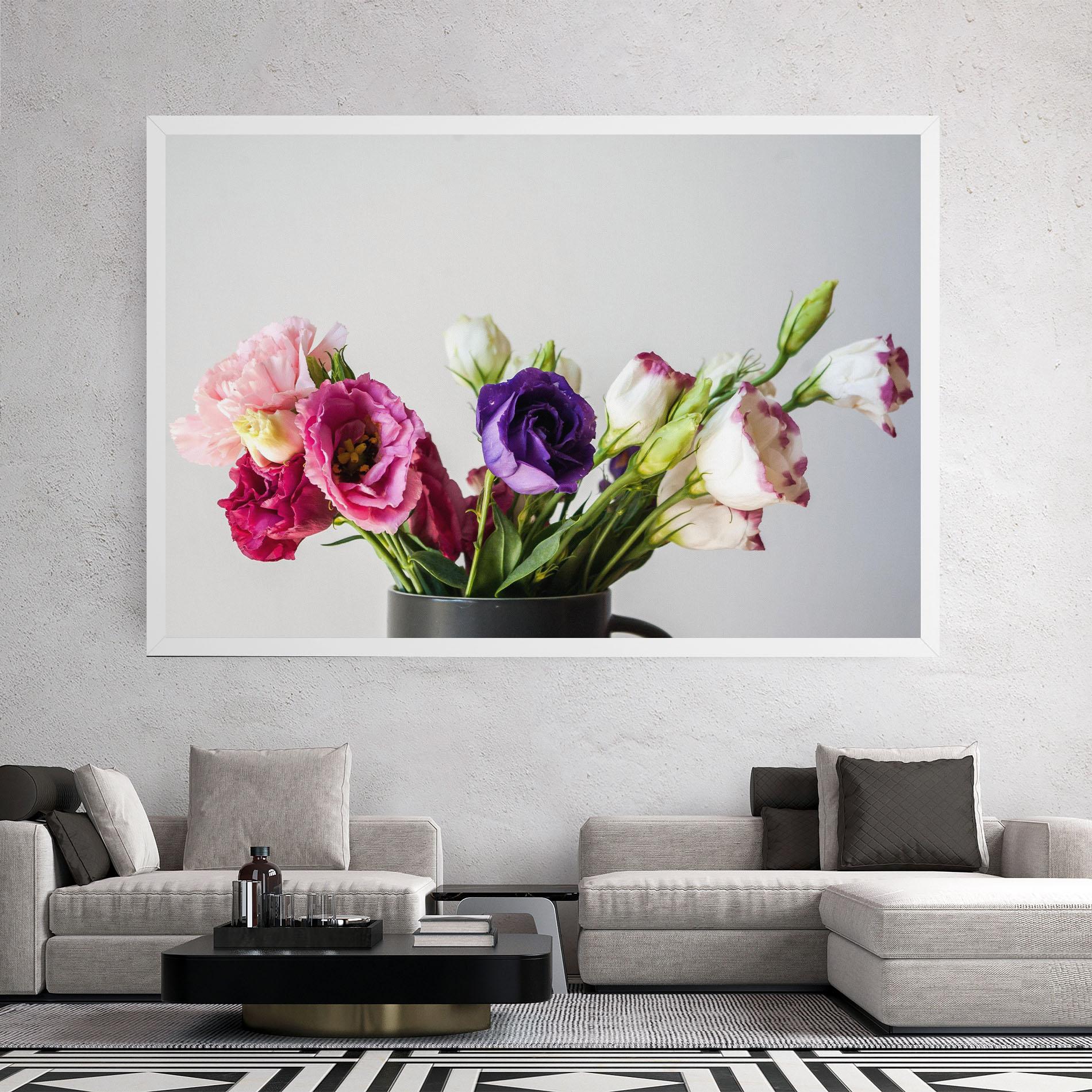 Tablou Canvas Flowers In Vase mockup 2