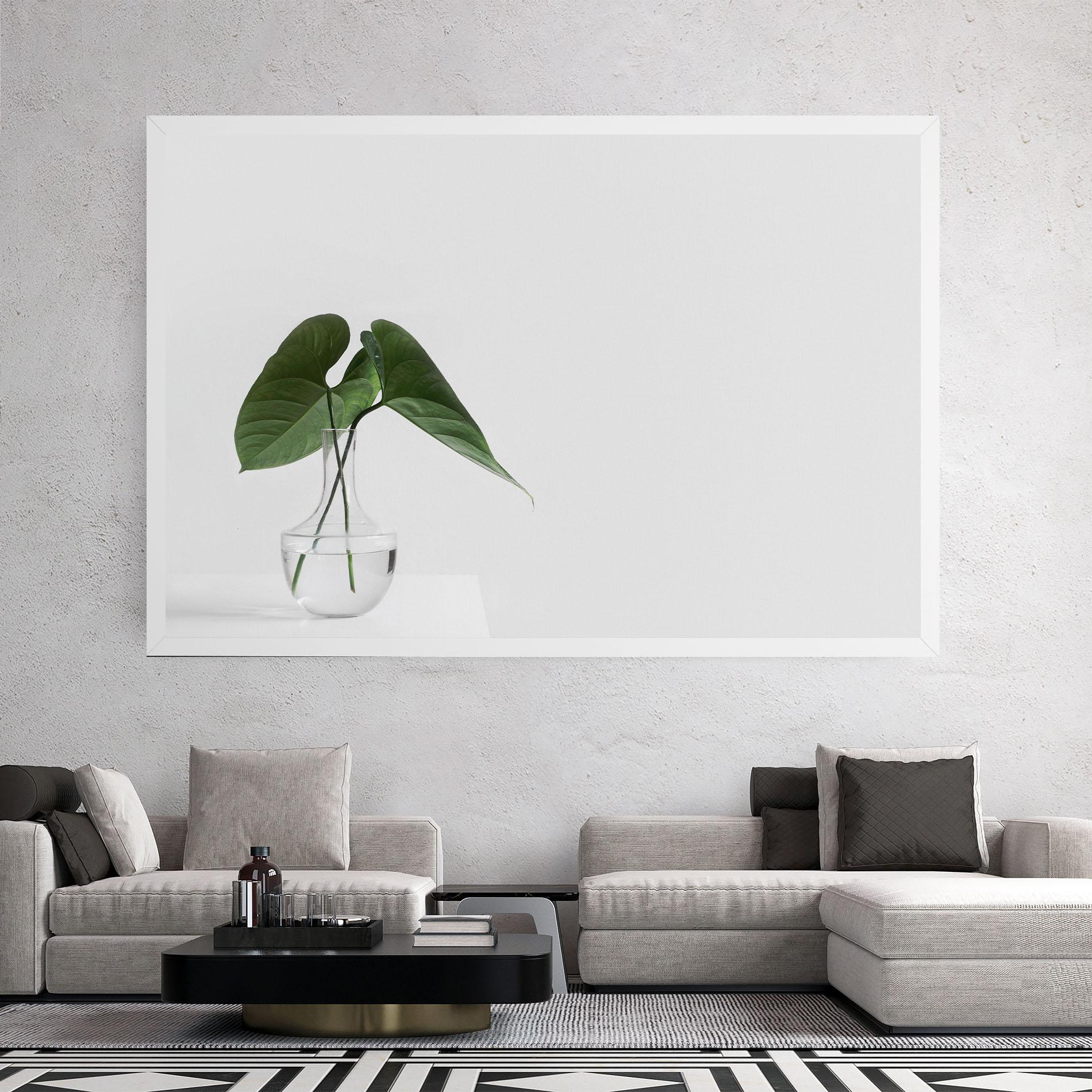 Tablou Canvas White Table Vase mockup 2