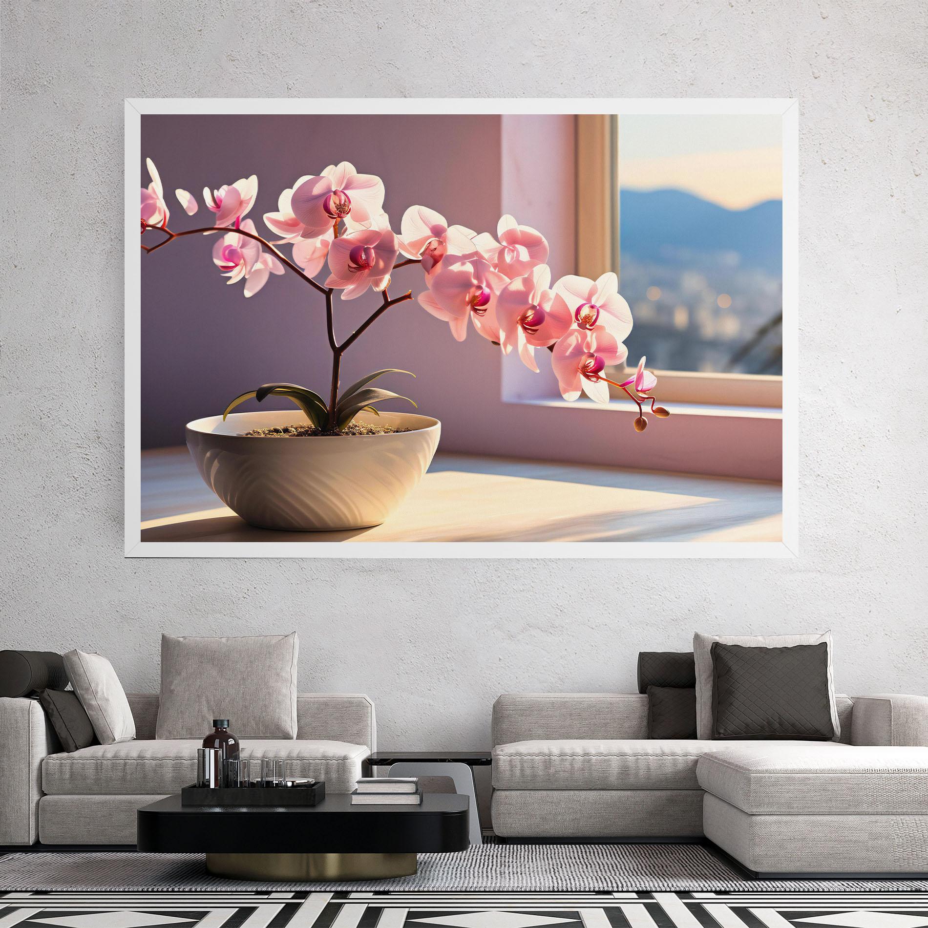 Tablou Canvas Window Vase mockup 2