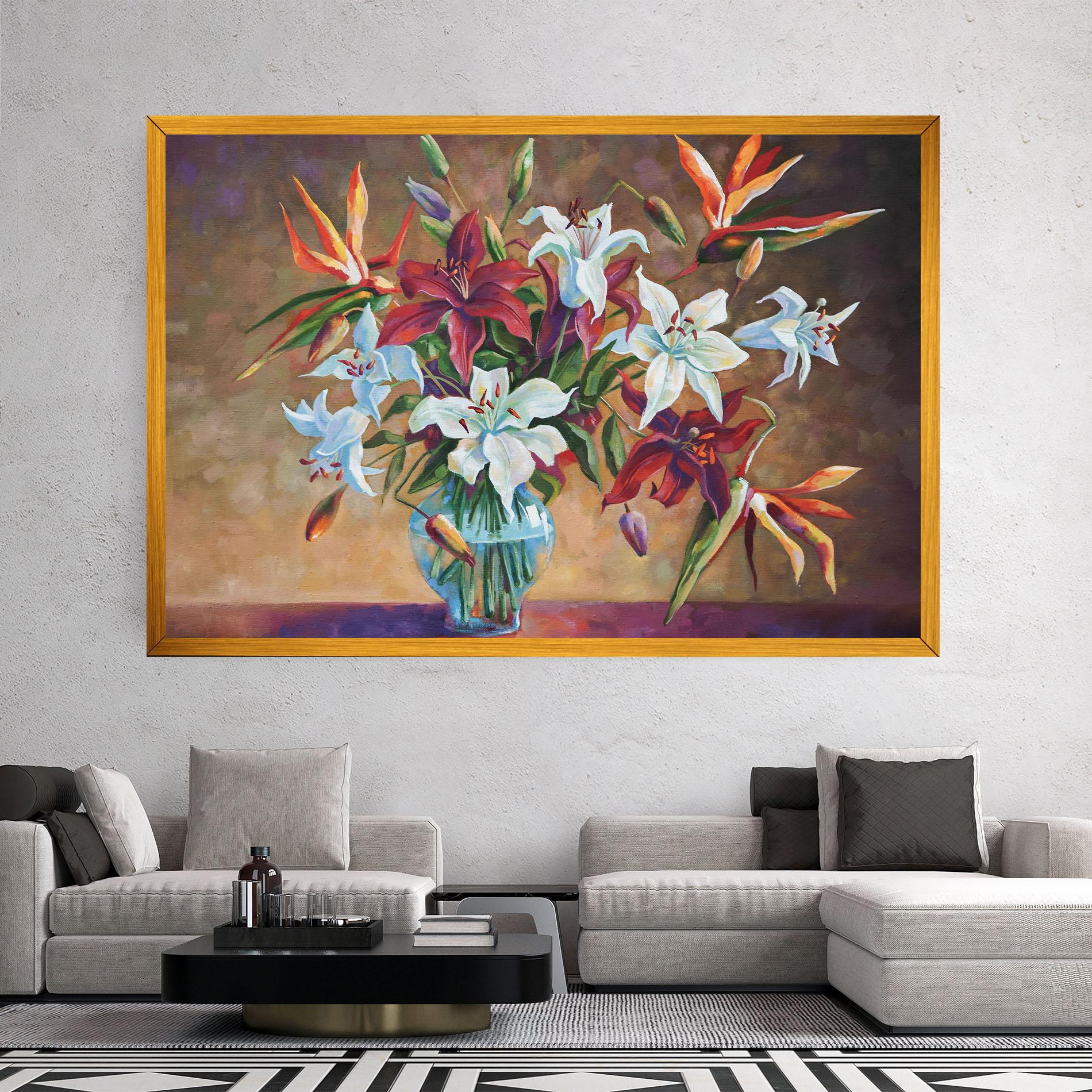 Tablou Canvas Flower Vase mockup 2