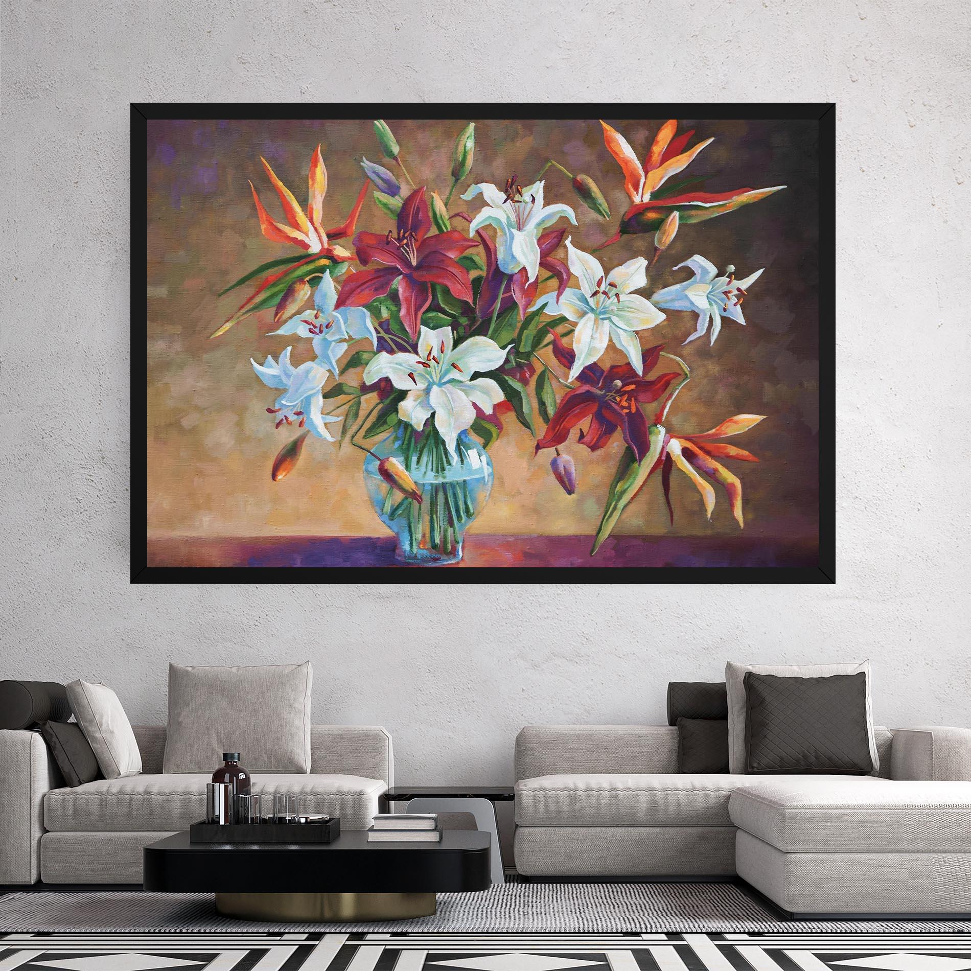 Tablou Canvas Flower Vase mockup 2