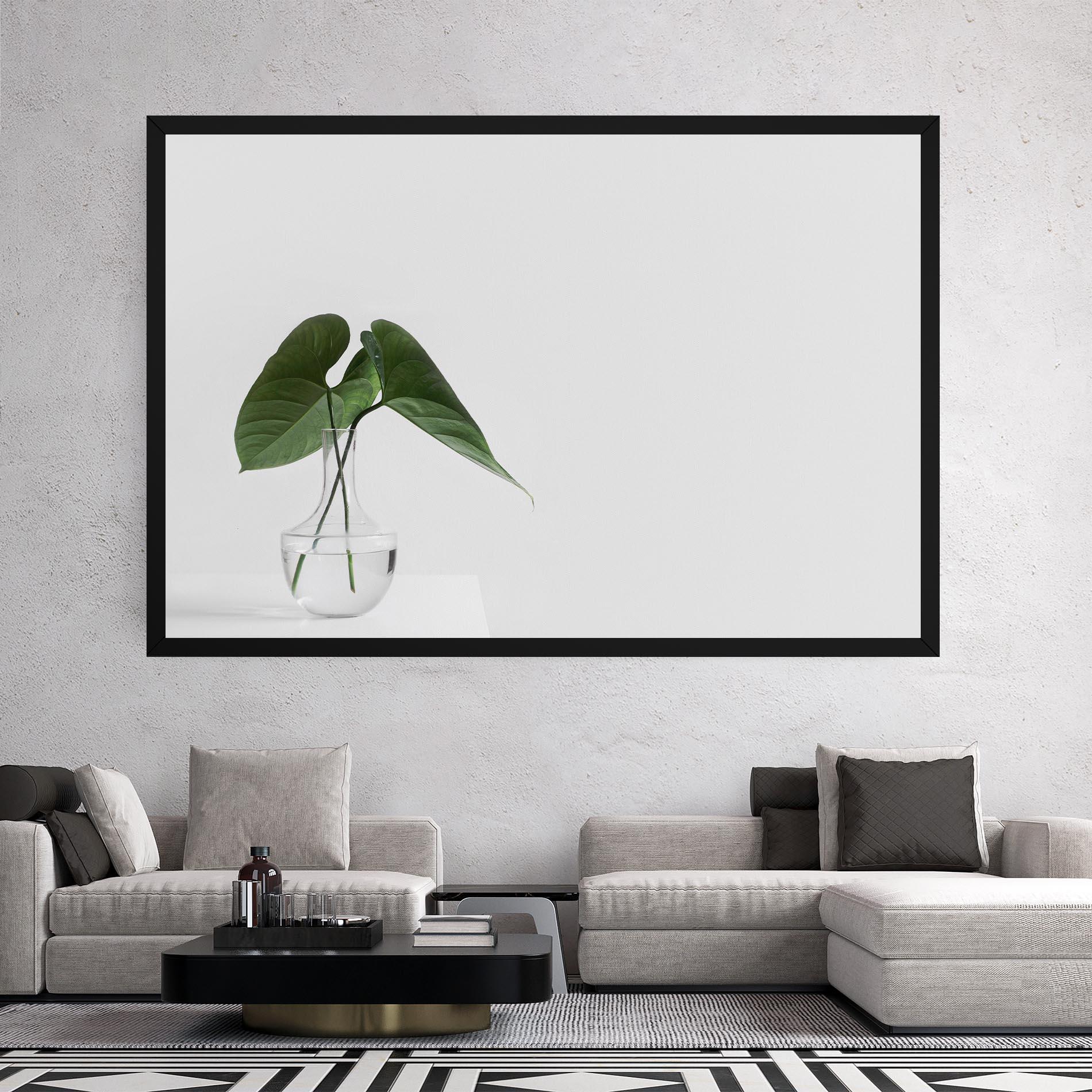 Tablou Canvas White Table Vase mockup 2