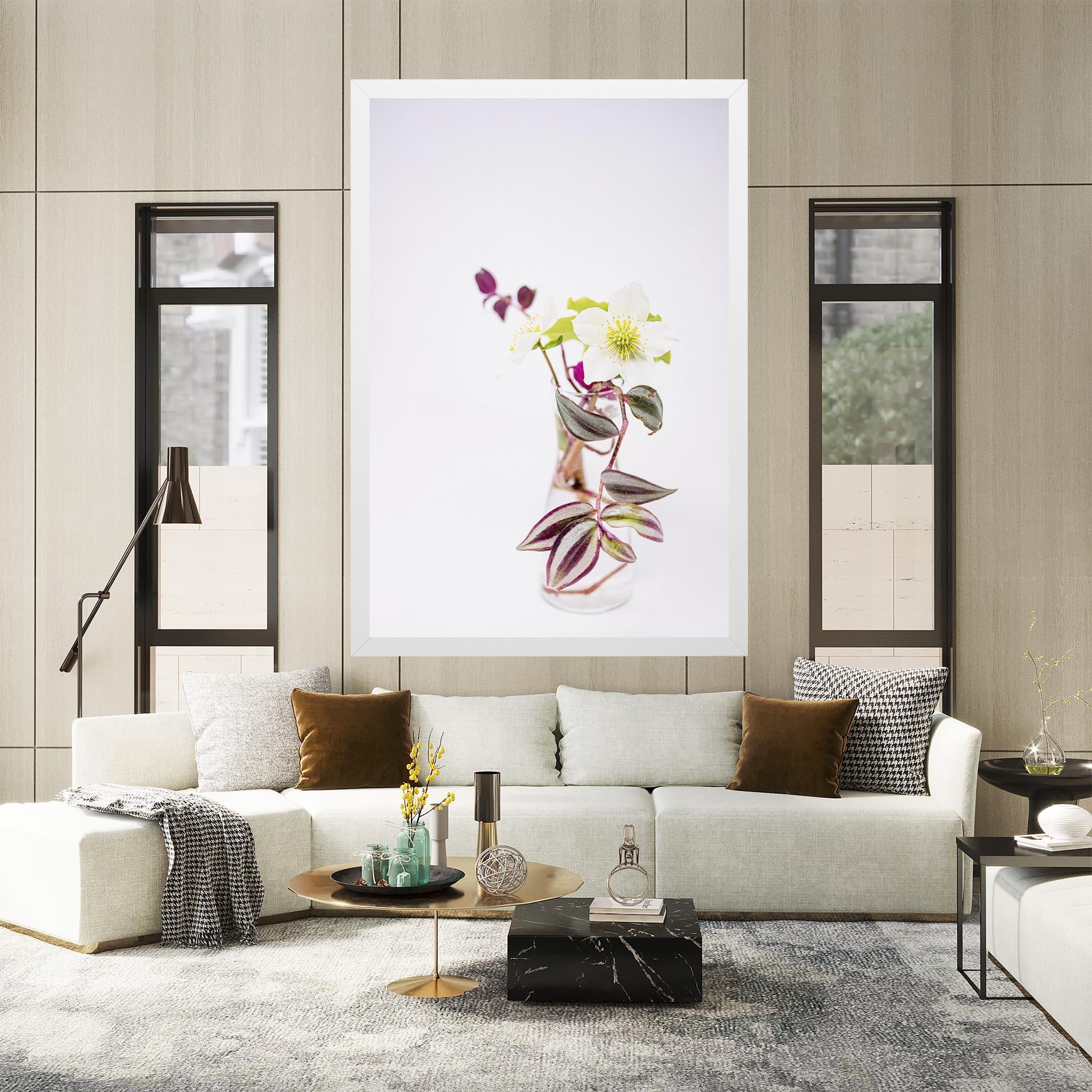 Tablou Canvas Pretty Leaf Vase mockup 2