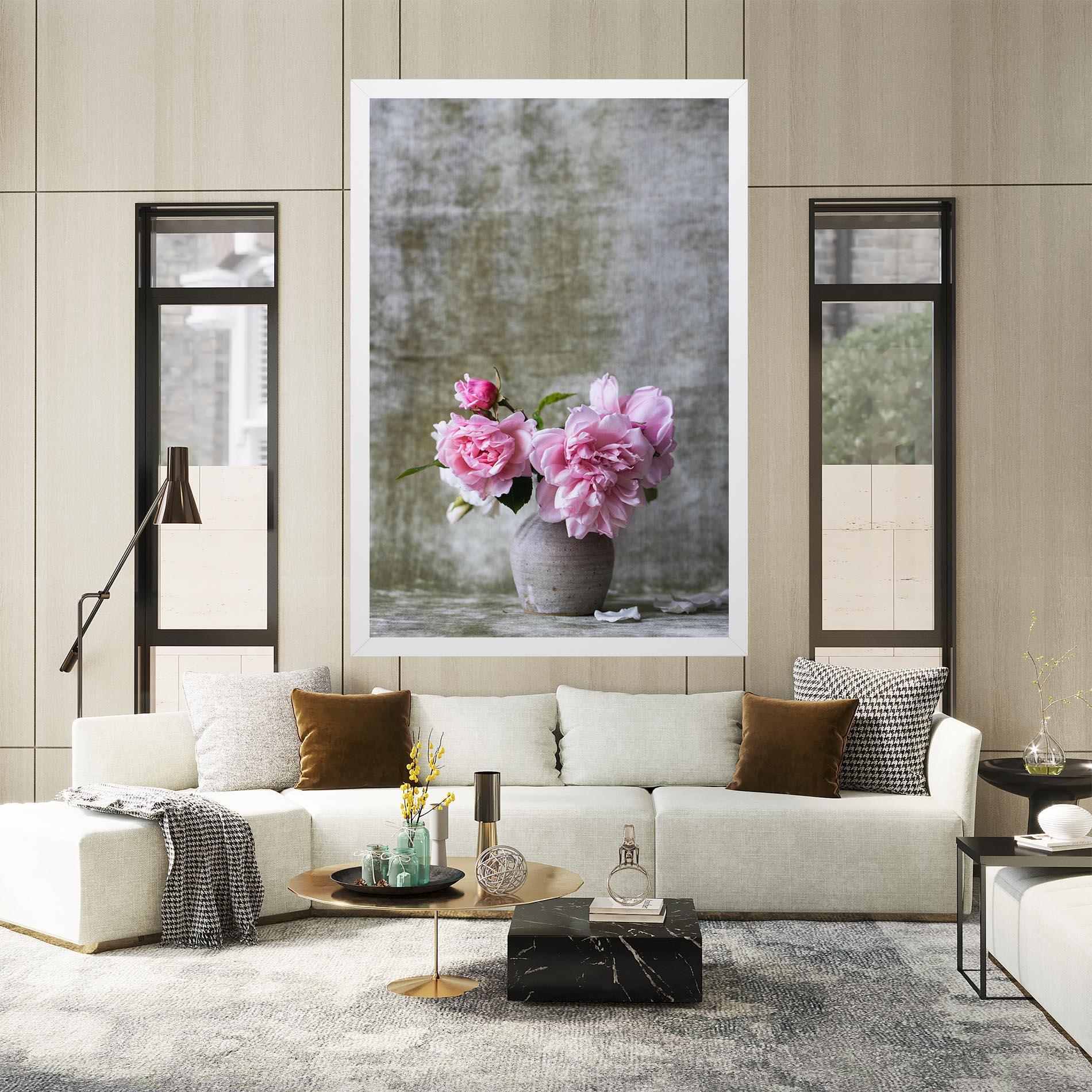 Tablou Canvas Rose Vase mockup 2