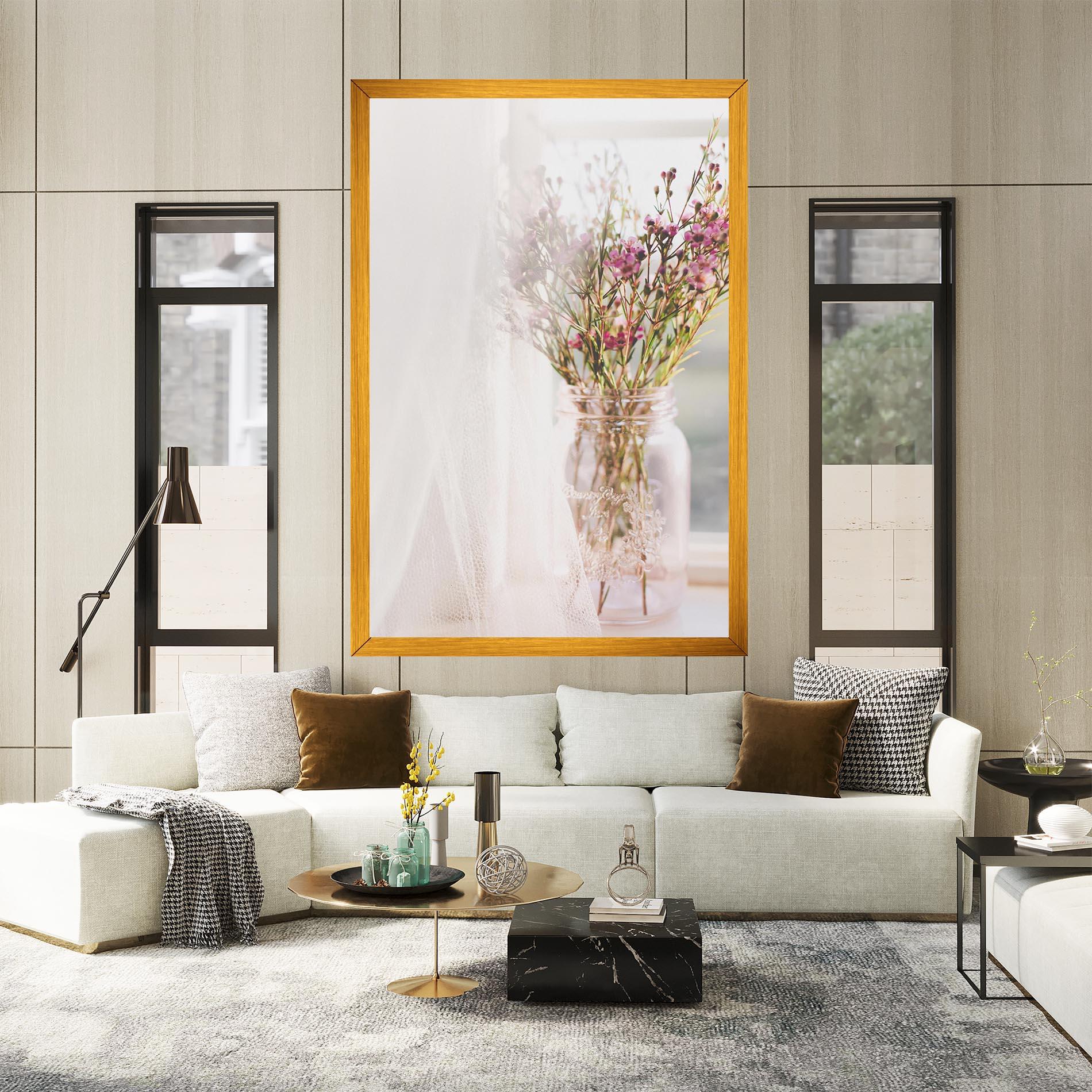 Tablou Canvas Field Flowers Vase mockup 2