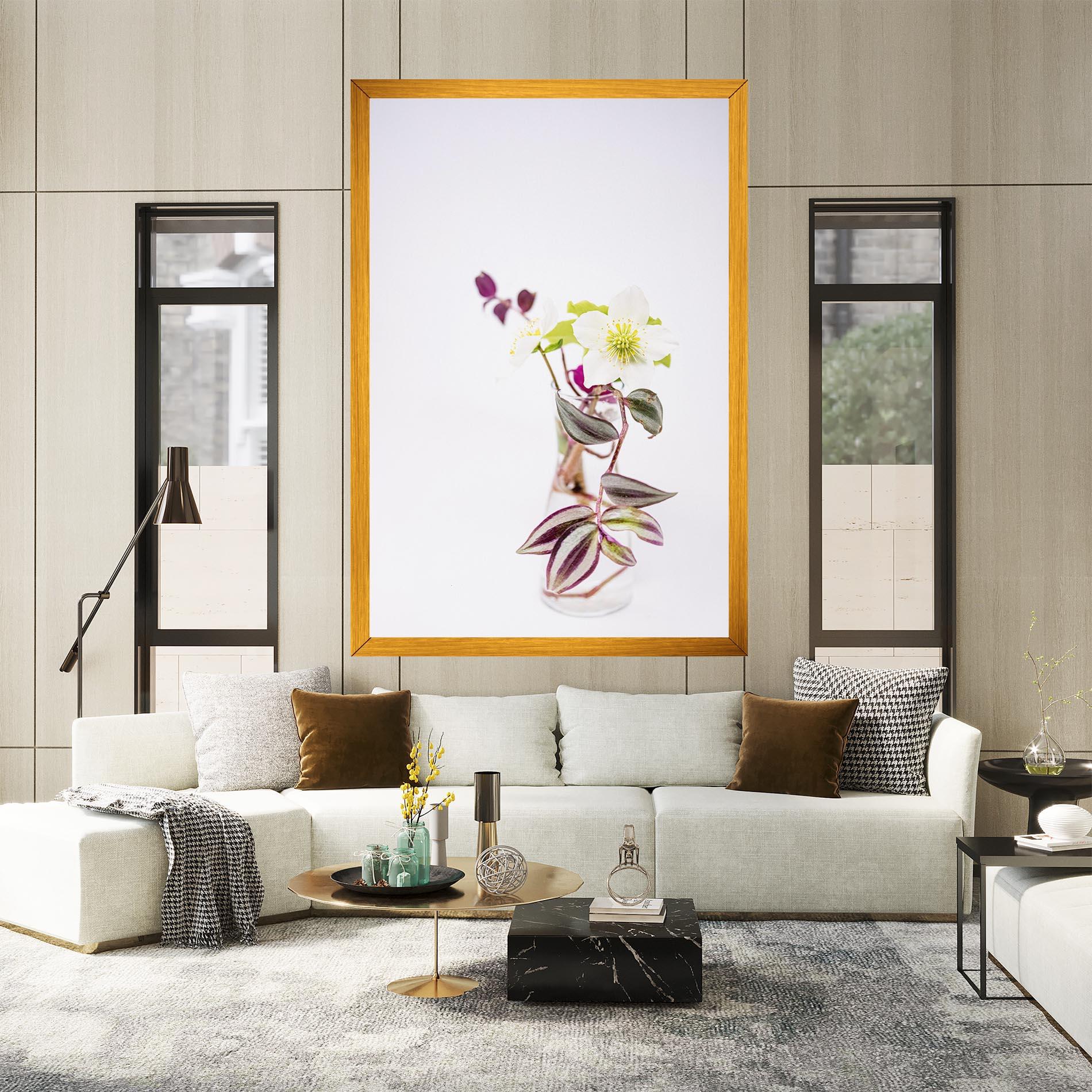 Tablou Canvas Pretty Leaf Vase mockup 2