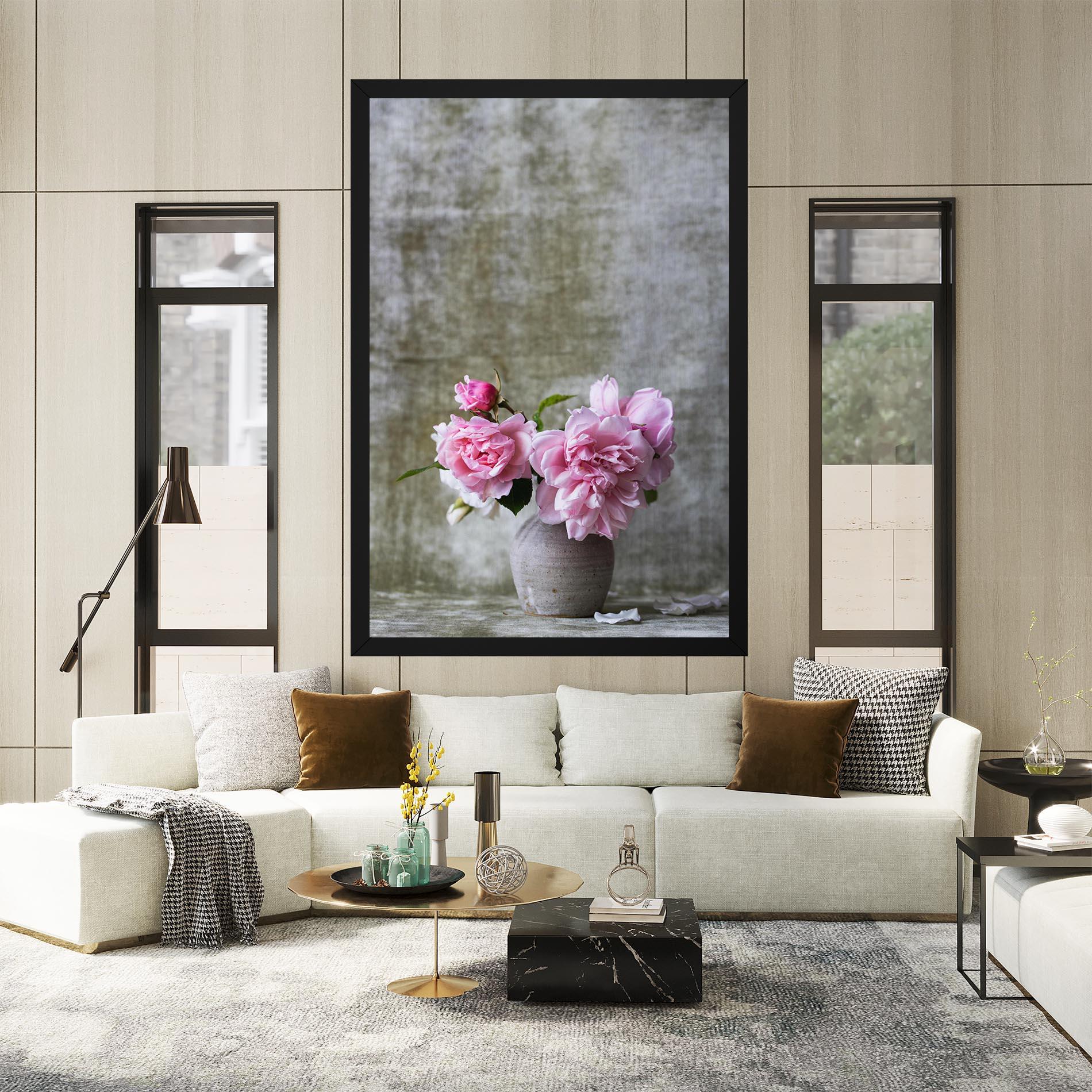 Tablou Canvas Rose Vase mockup 2