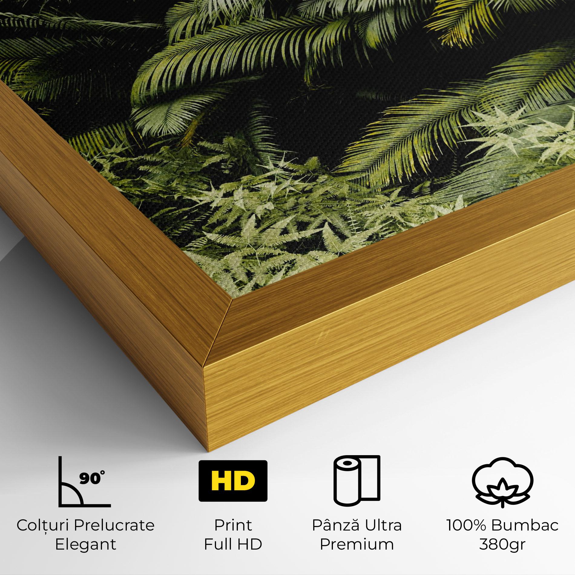 Tablou Canvas Into The Jungle mockup 4