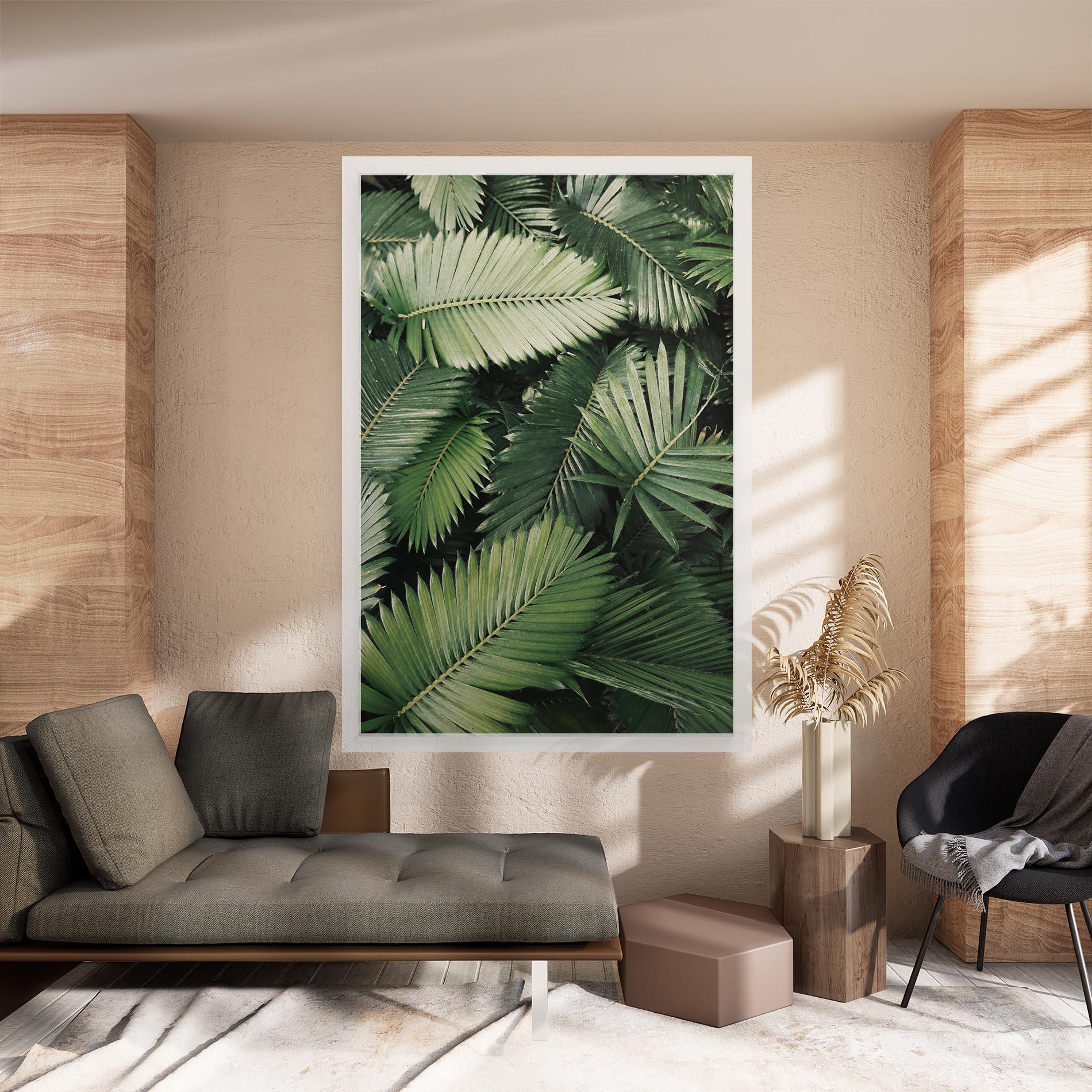 Tablou Canvas Green Leaves mockup 8