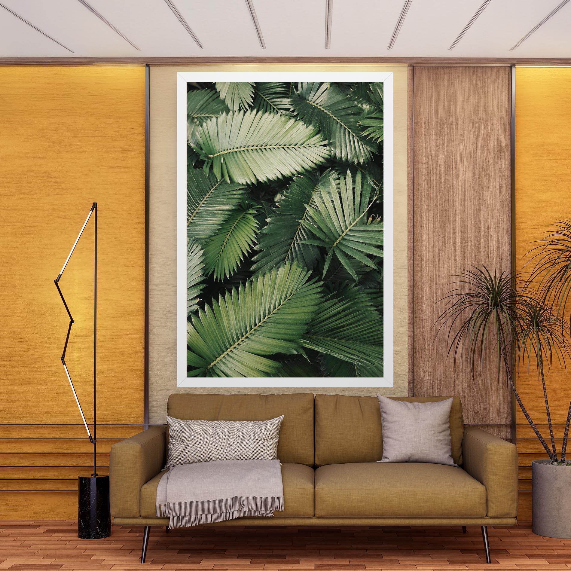 Tablou Canvas Green Leaves mockup 9