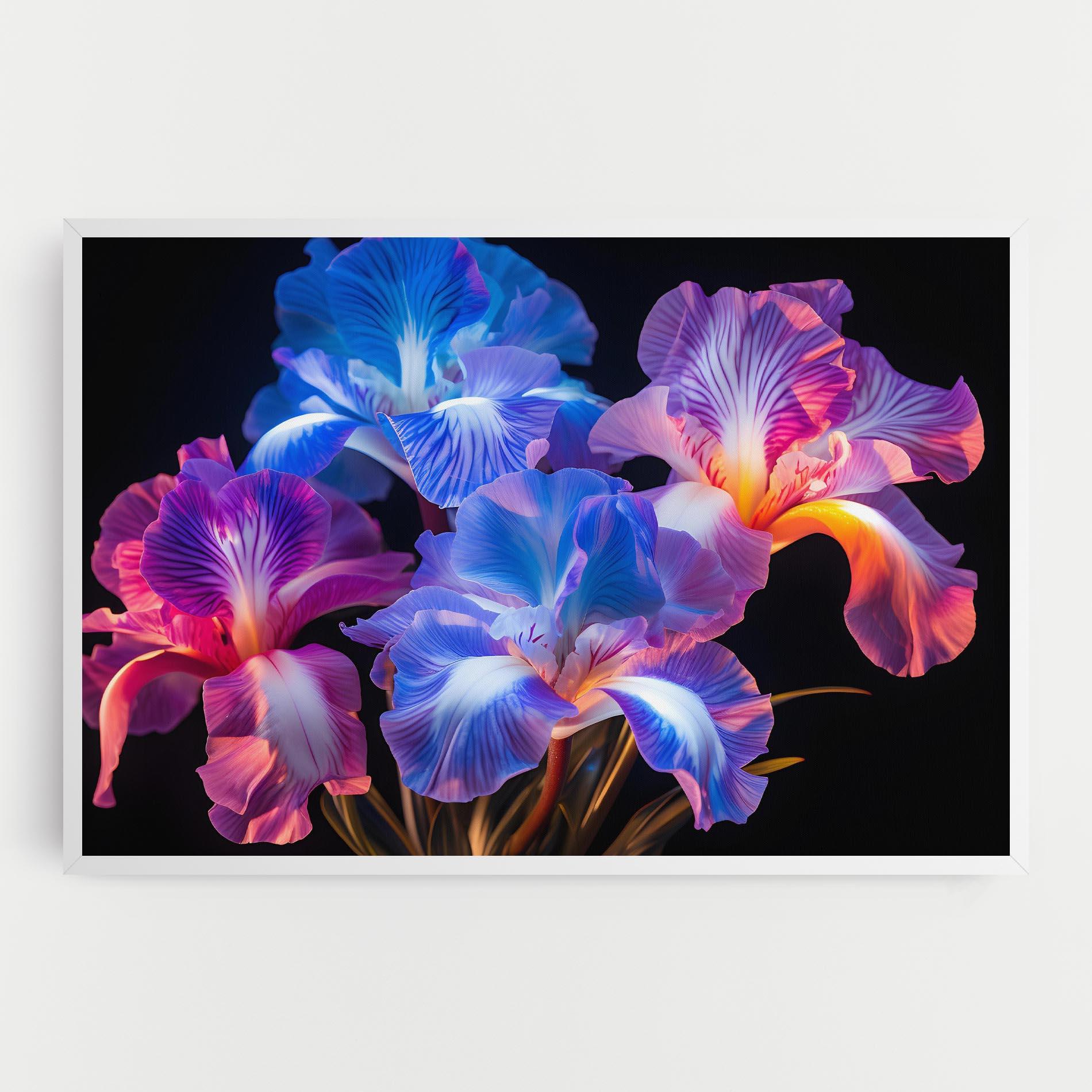 Tablou Canvas Blue Light Iris mockup 0