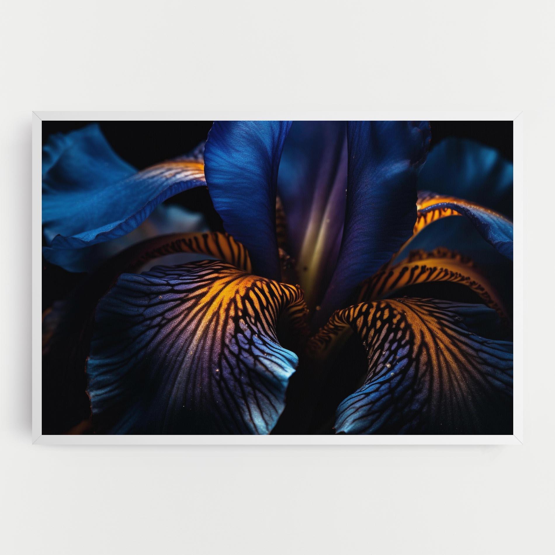 Tablou Canvas Dark Yellow Iris mockup 0