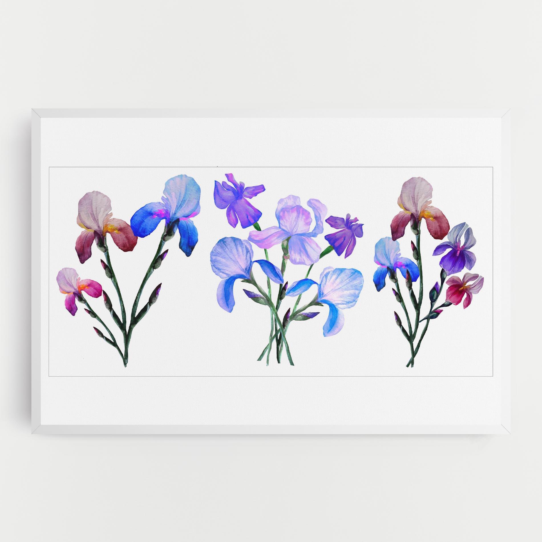 Tablou Canvas Iris Set mockup 0