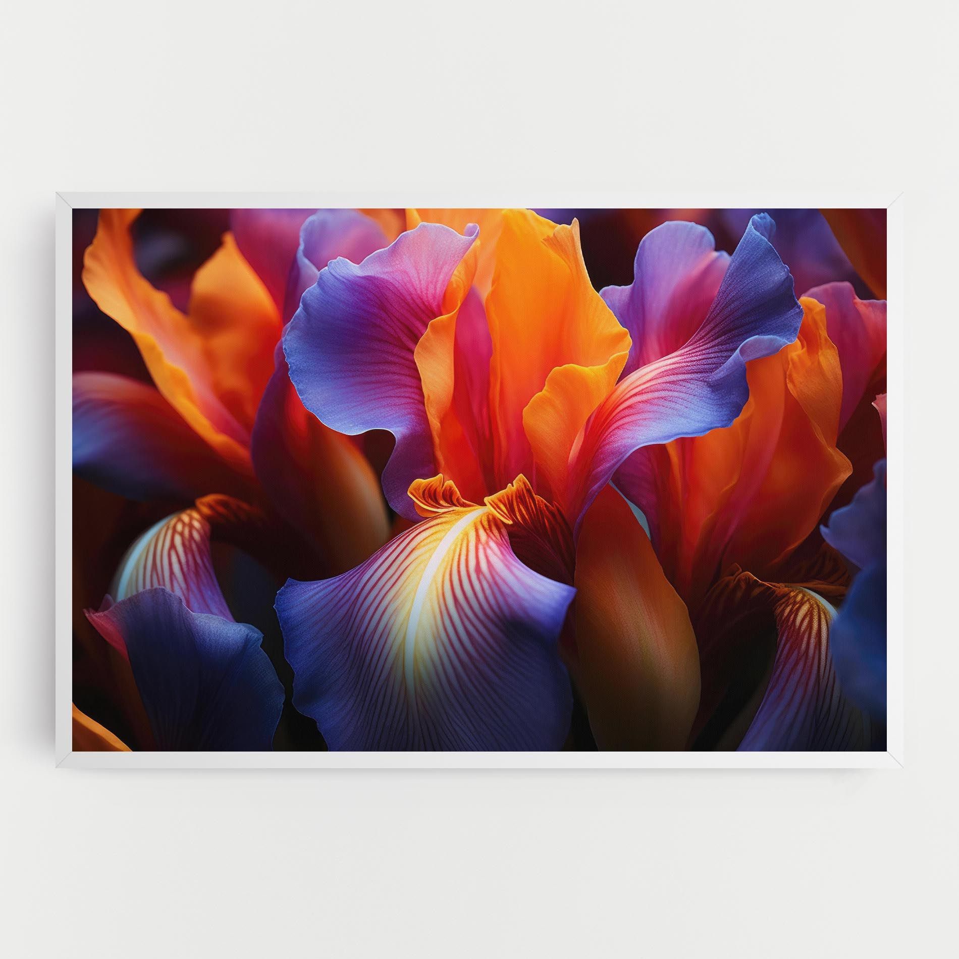 Orange Purple Iris mockup 0