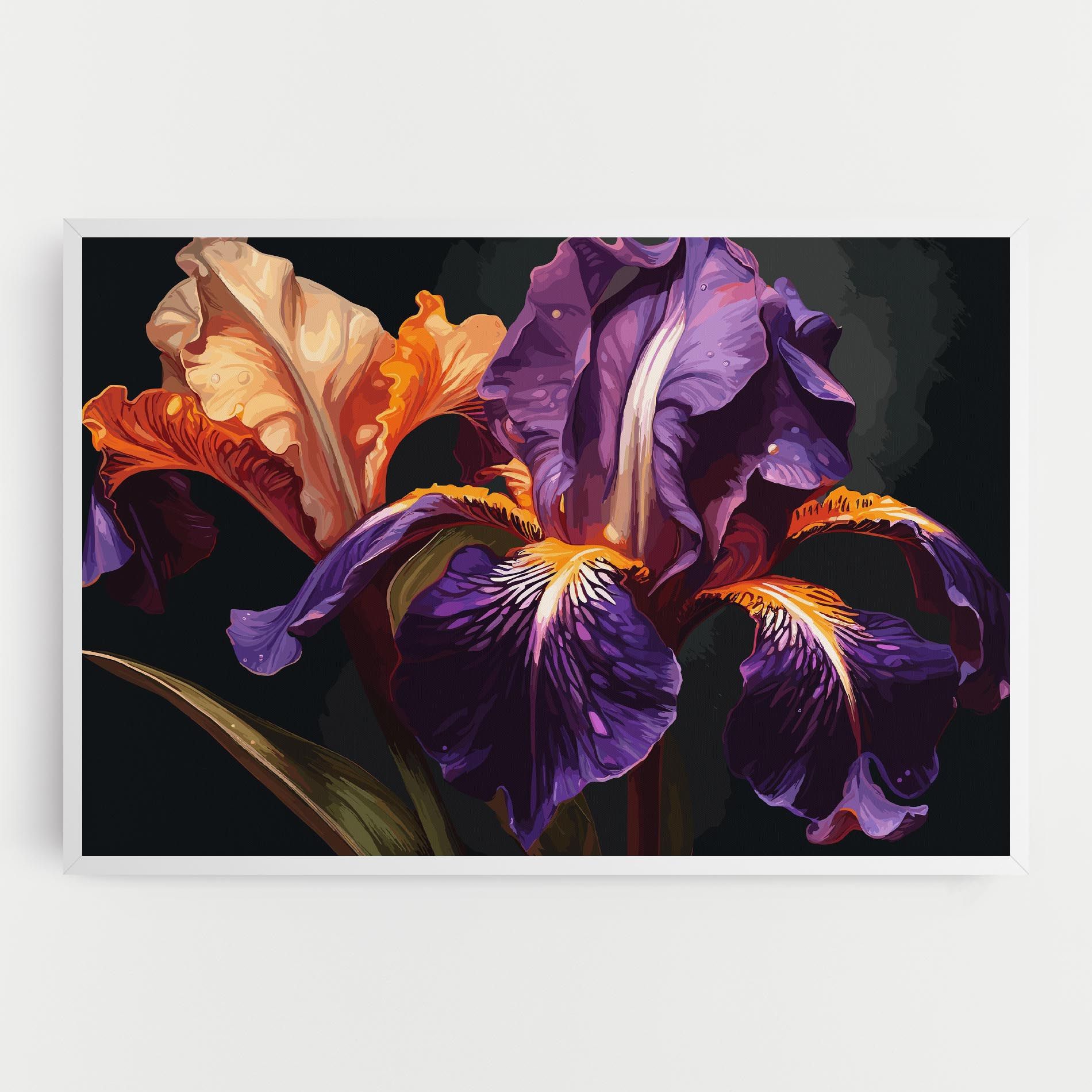 Purple Orange Iris mockup 0