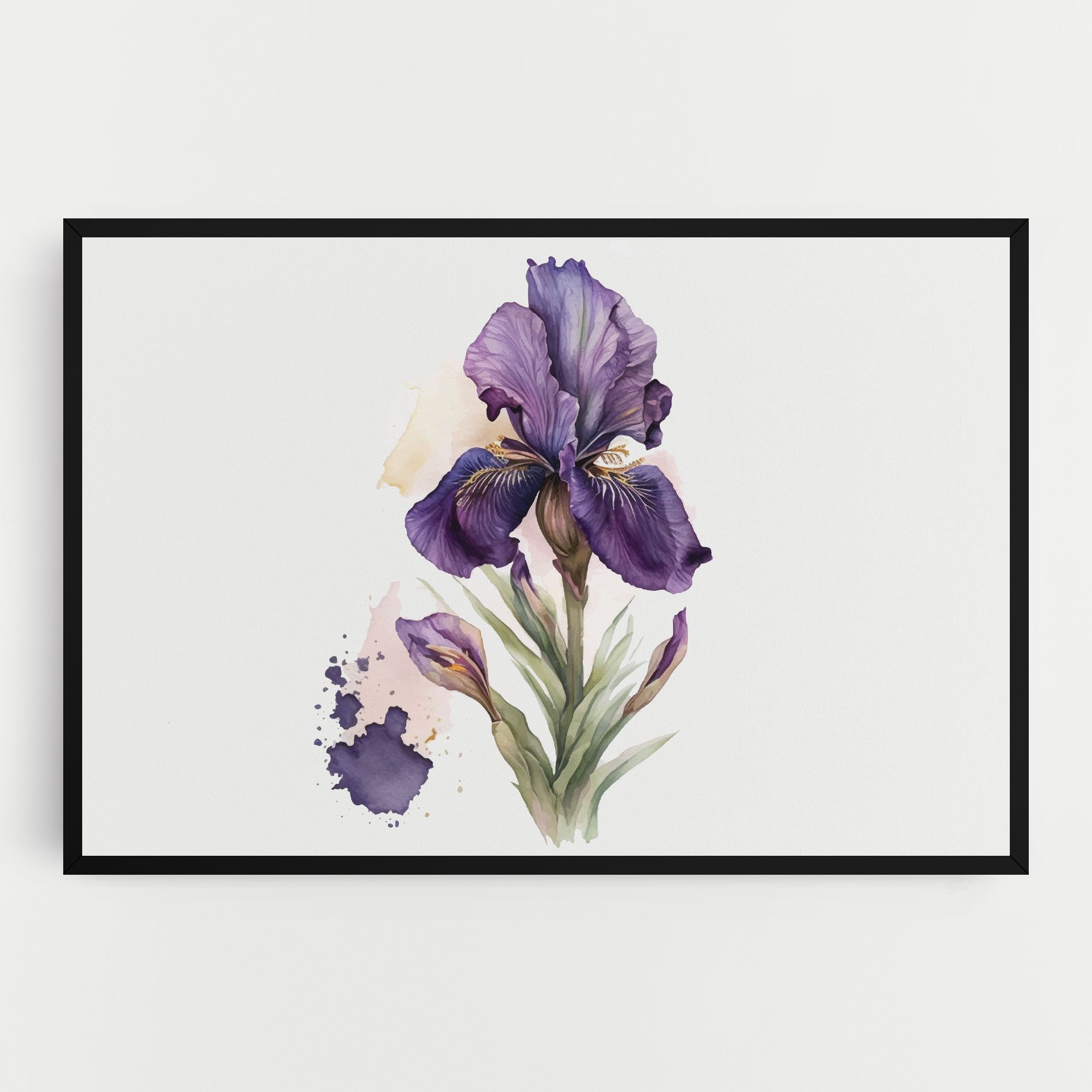 Beautiful Purple Iris mockup 0