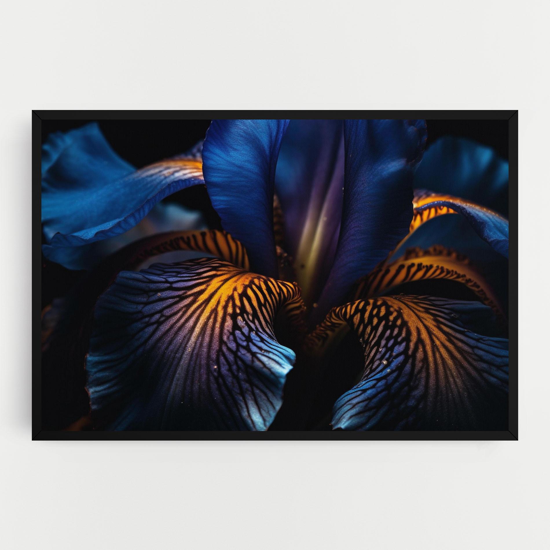 Tablou Canvas Dark Yellow Iris mockup 0