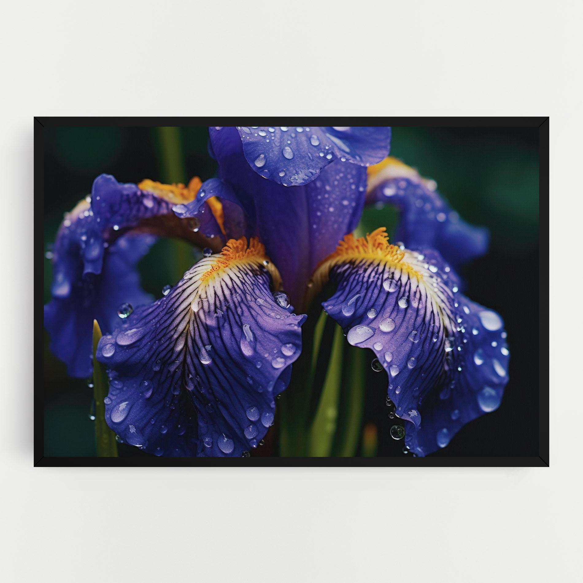 Tablou Canvas Iris After Rain mockup 0
