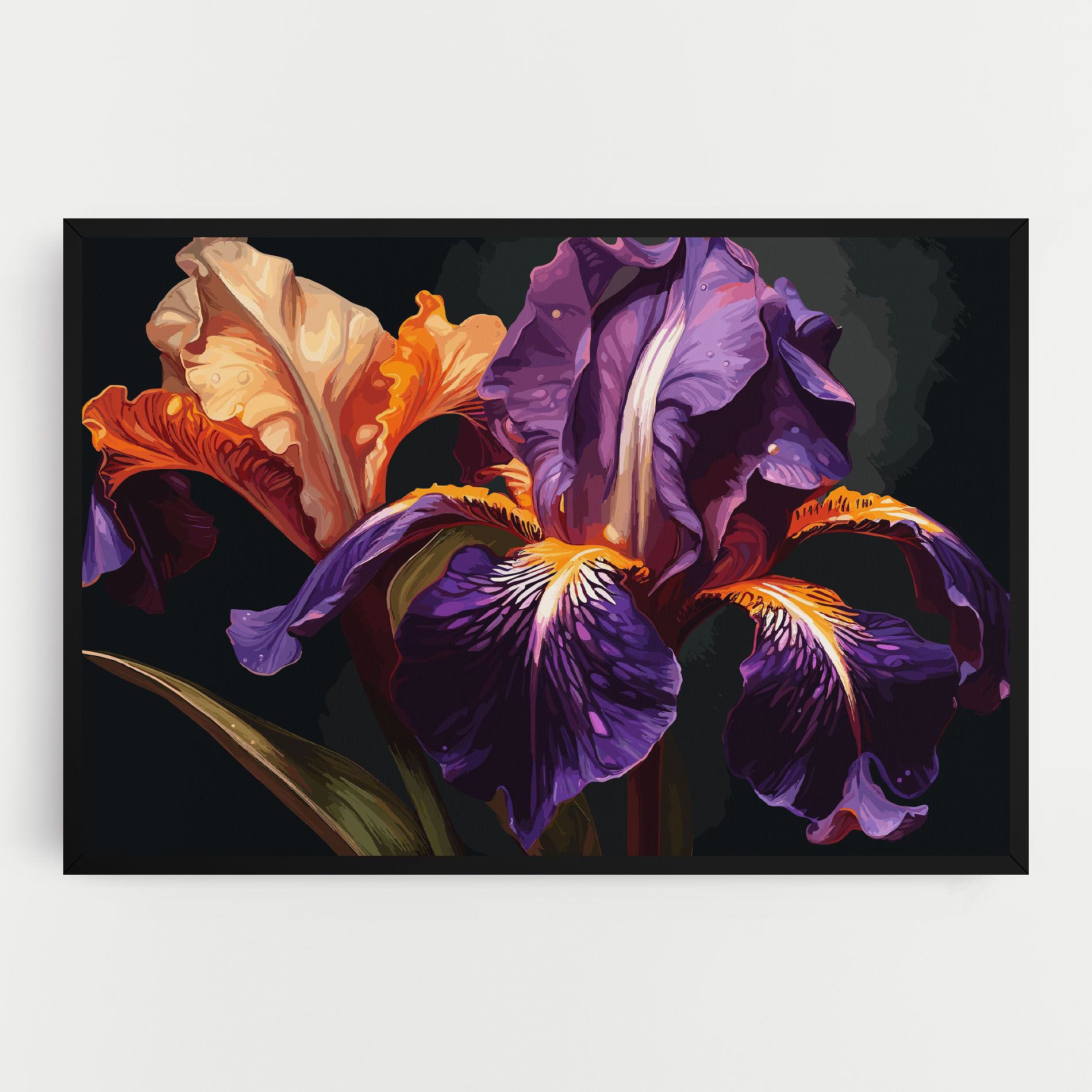 Purple Orange Iris mockup 0